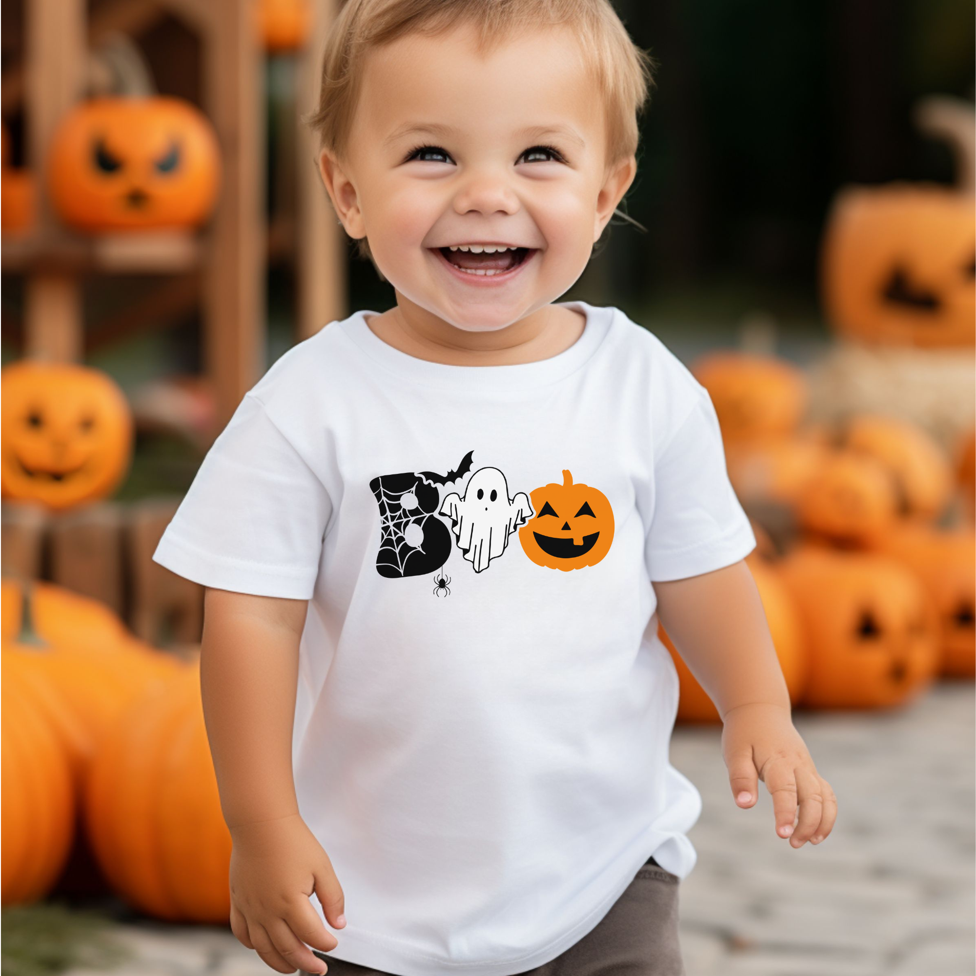 Boo Halloween T-Shirt | Toddler Halloween Shirt
