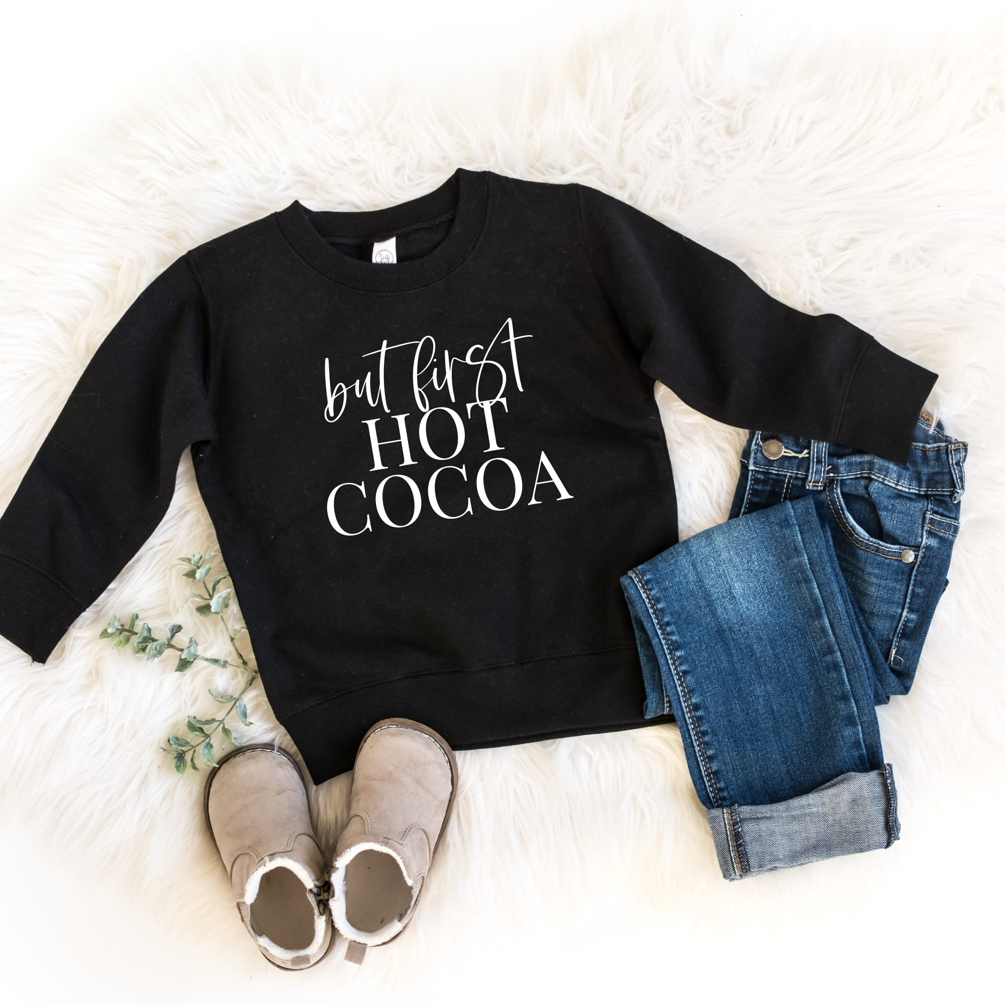 But First Hot Cocoa Sweatshirt | Funny Fall Sweatshirt