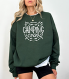 Family camping sweatshirts that say camping crew