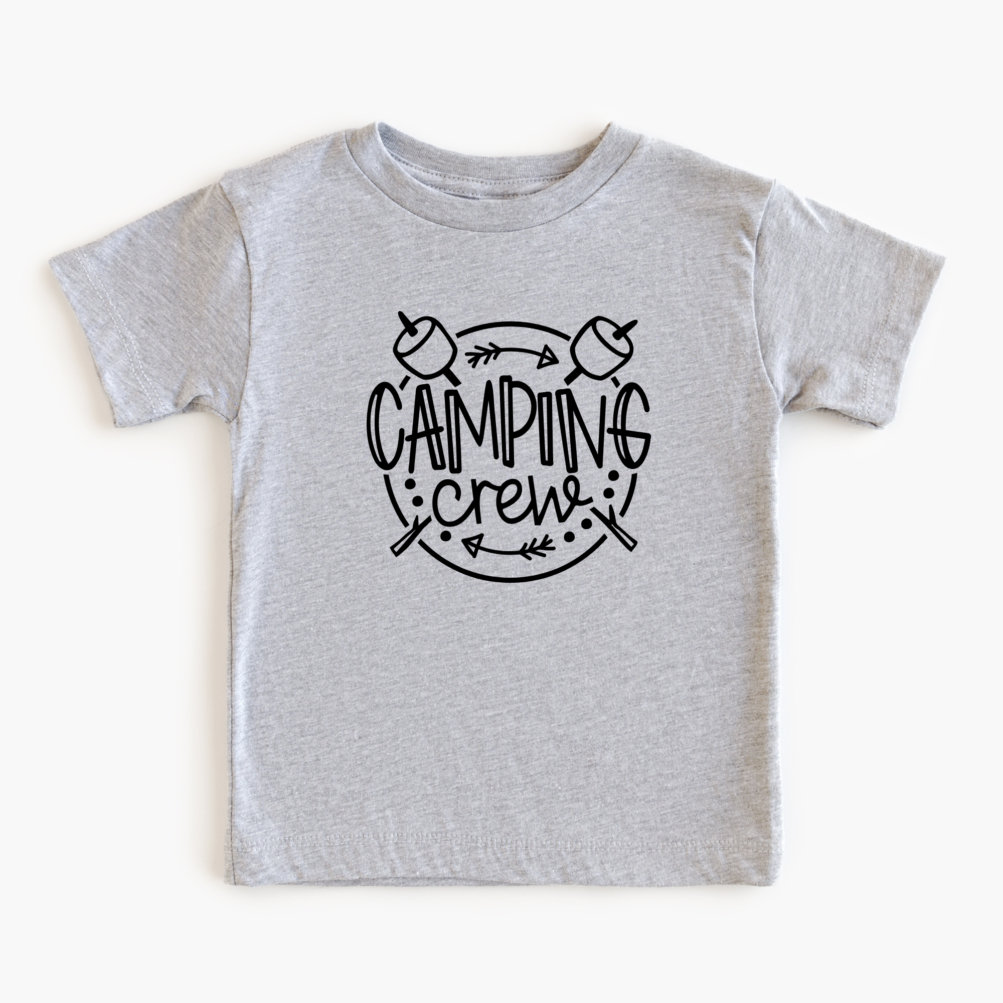 camping crew shirt for kids and toddlers
