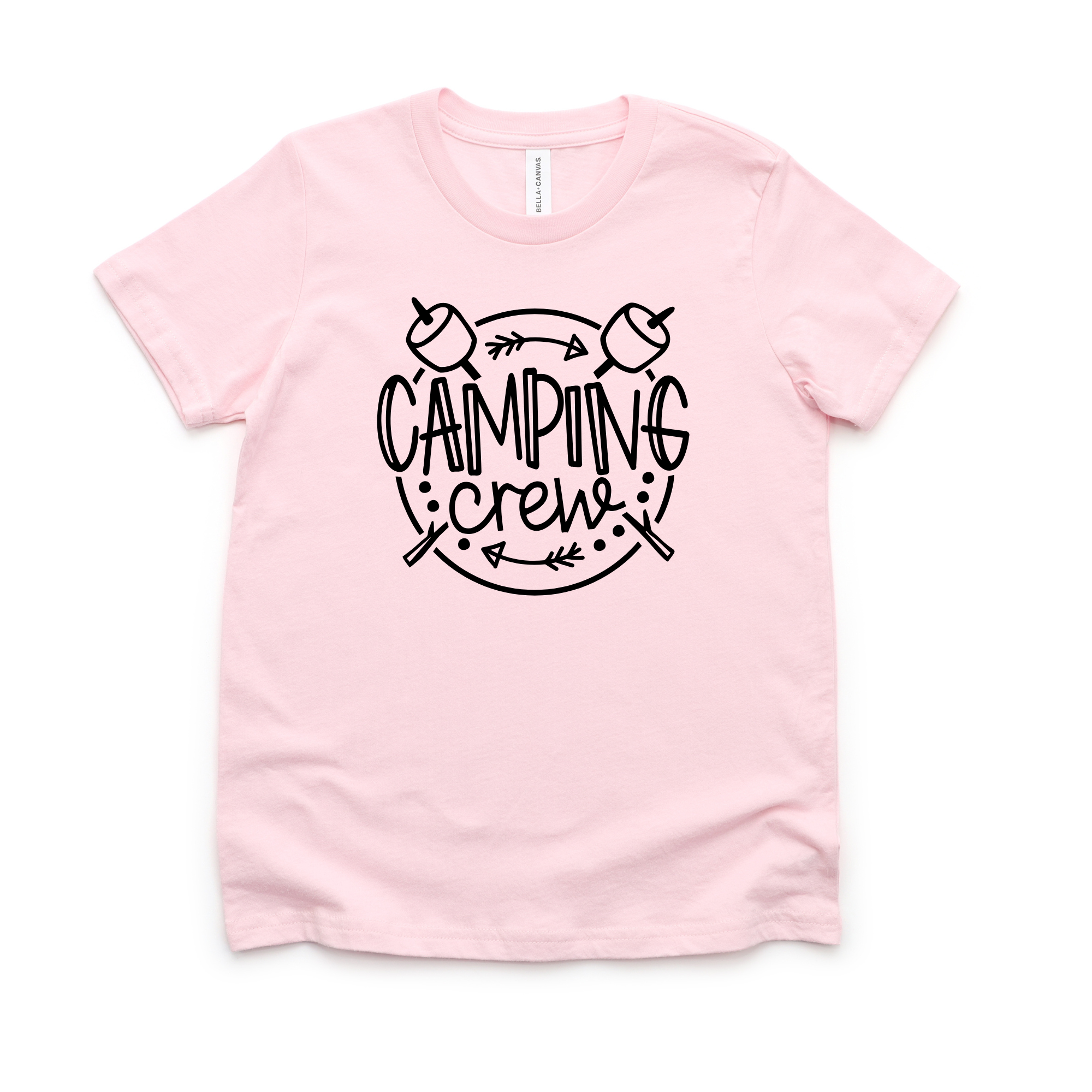 camping crew shirt for kids and toddlers