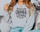 Family camping sweatshirts that say camping crew