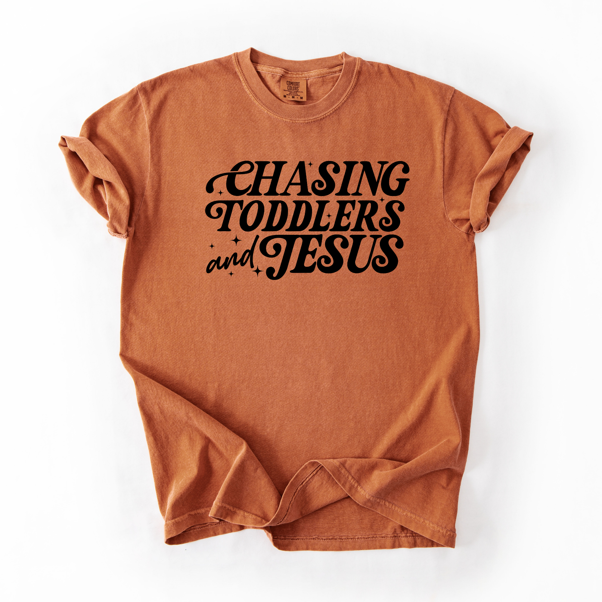 Chasing Toddlers and Jesus T-Shirt | Christian Mom Shirt