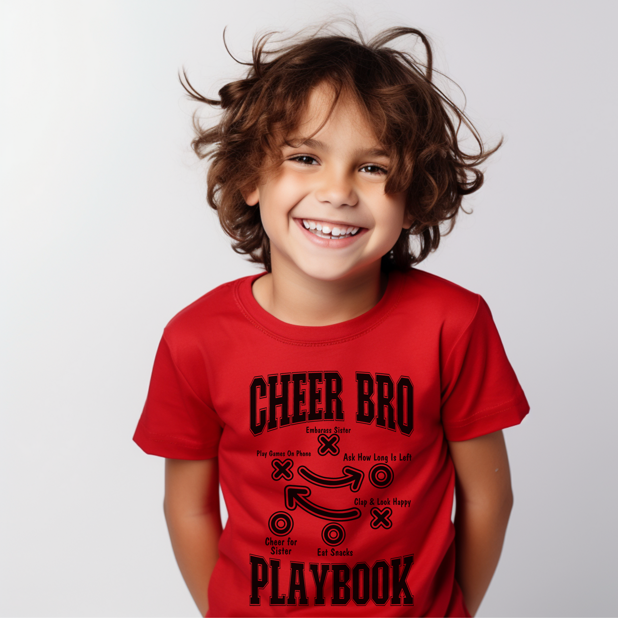 Cheer Bro Playbook T-Shirt