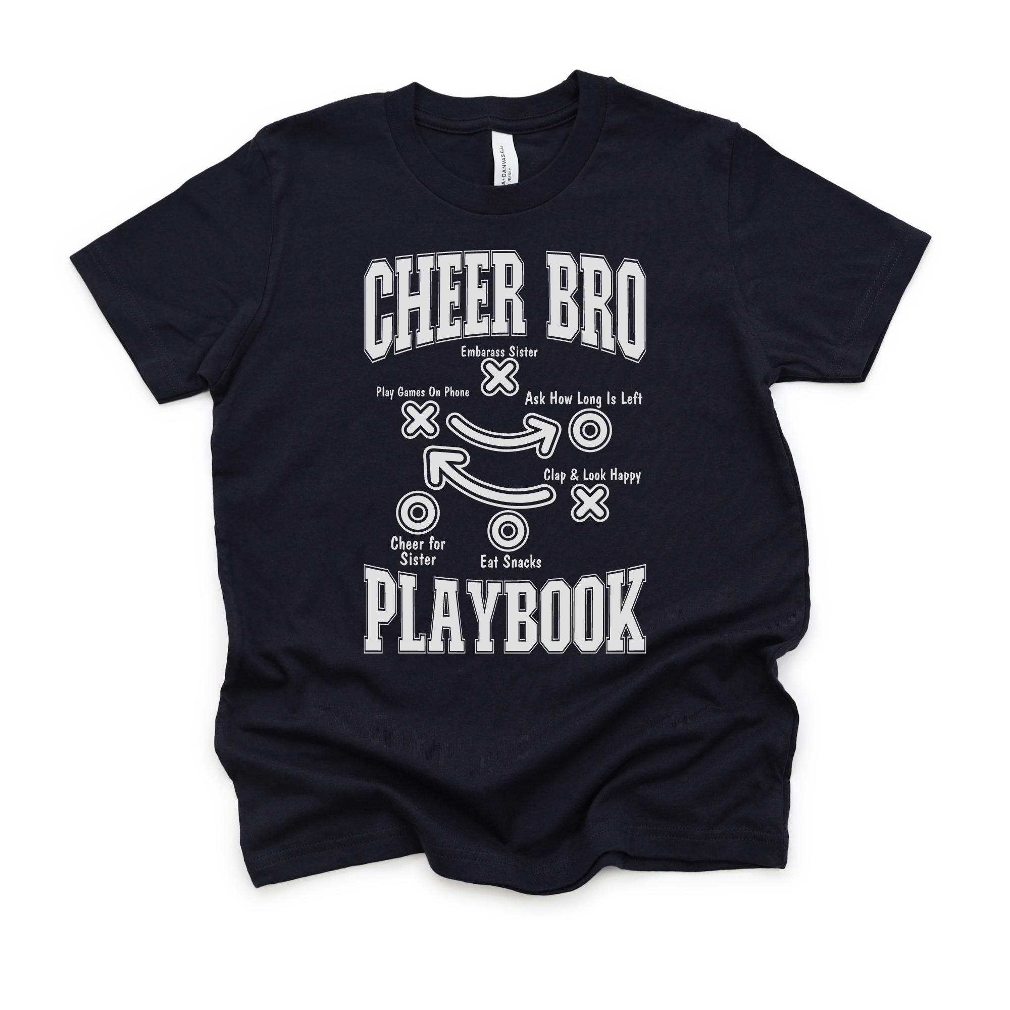 Cheer Bro Playbook T-Shirt