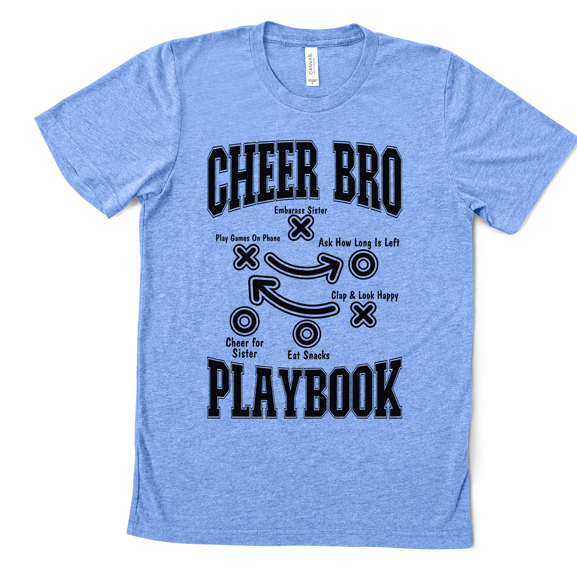 Cheer Bro Playbook T-Shirt