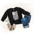 cheer brother sweatshirt with an american flag design