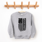 cheer brother sweatshirt with an american flag design
