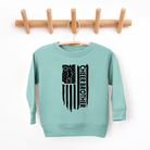 cheer brother sweatshirt with an american flag design