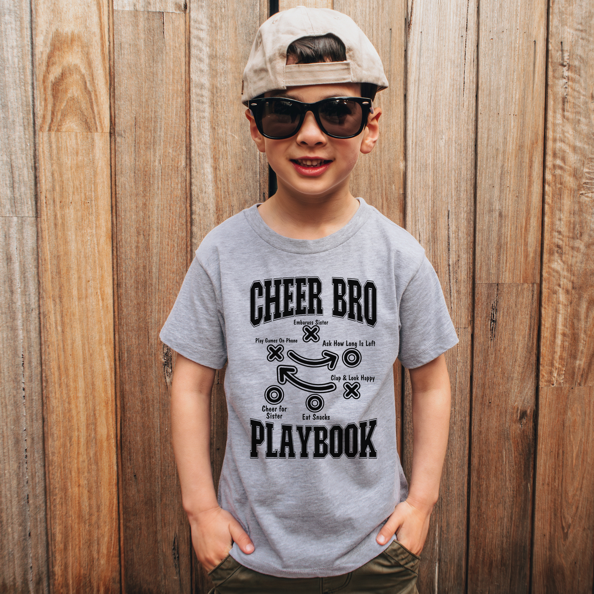 Cheer Bro Playbook T-Shirt