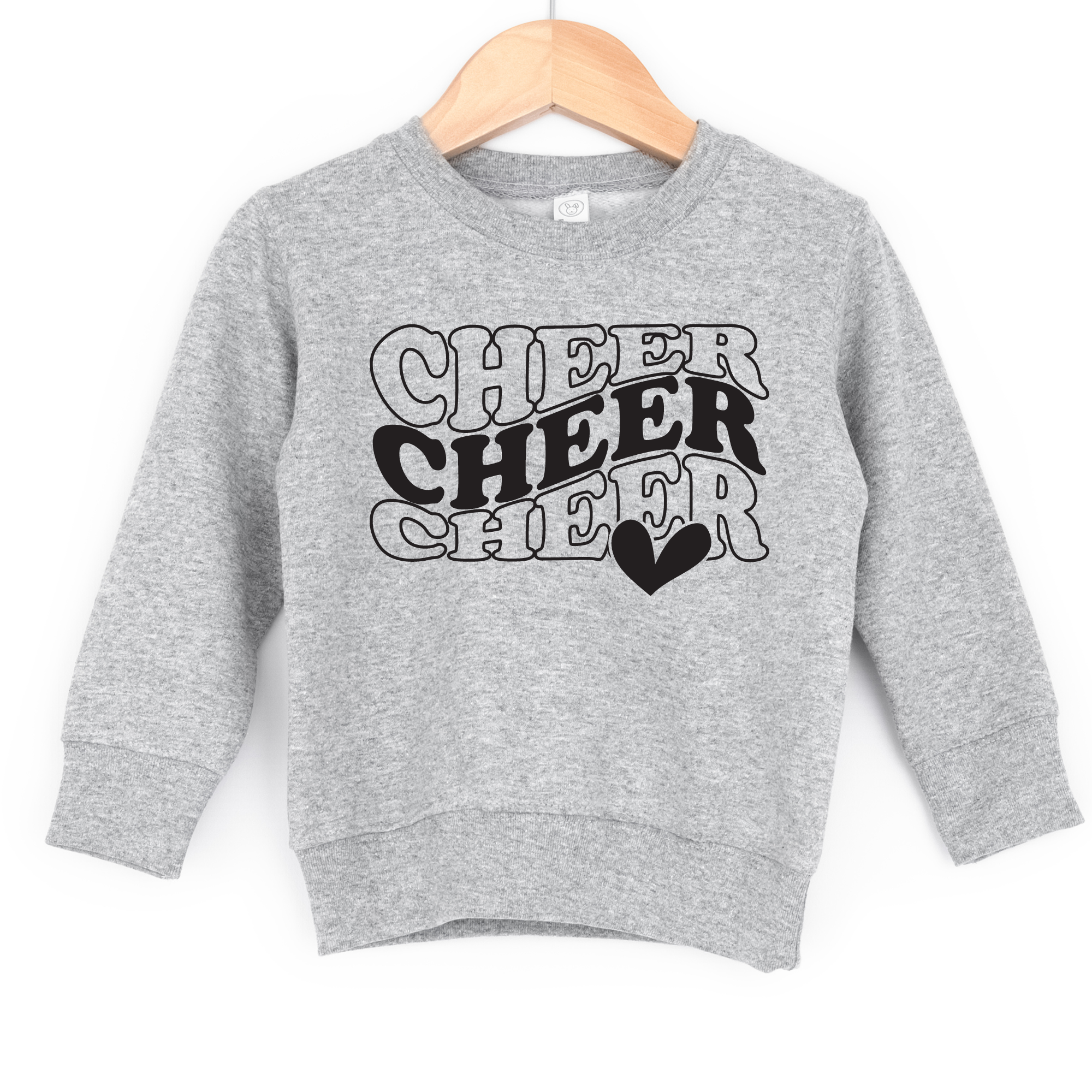 Cheer Stacked Sweatshirt | Cheerleader Sweatshirt