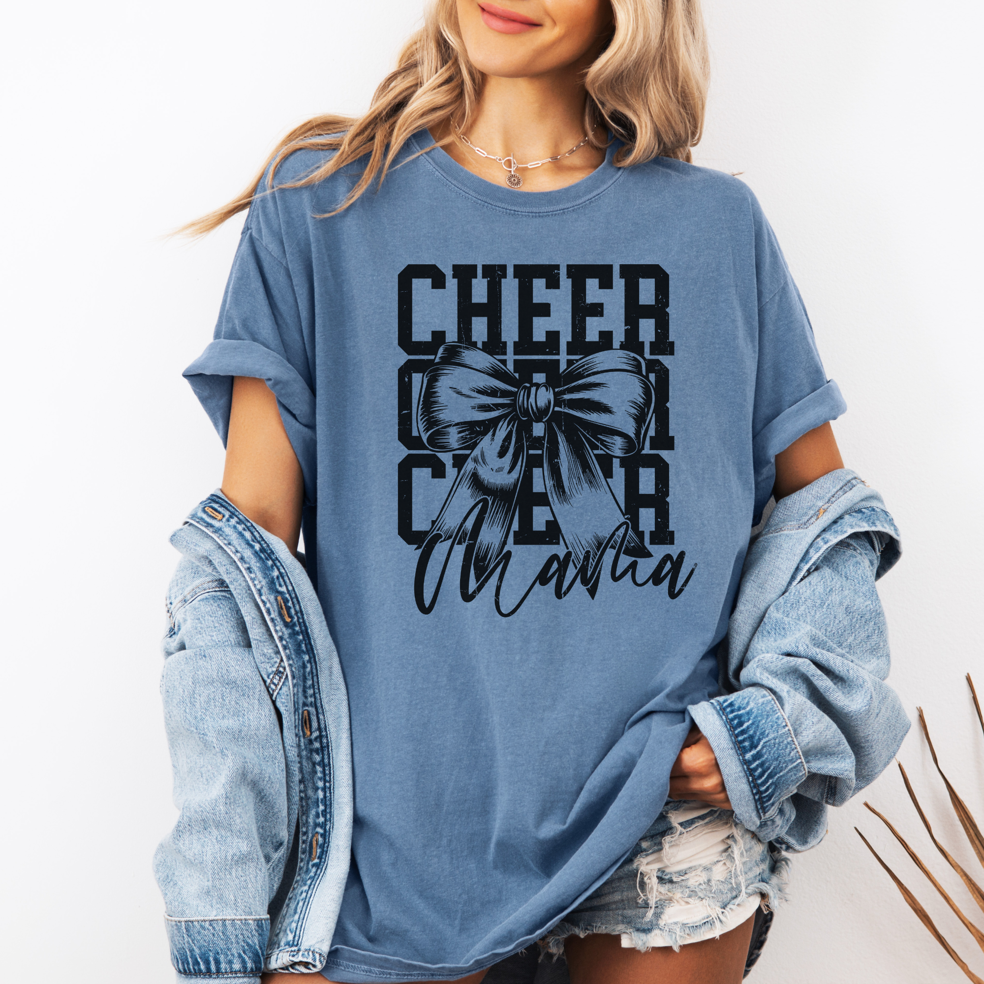 Cheer Mama Coquette Bow T-Shirt