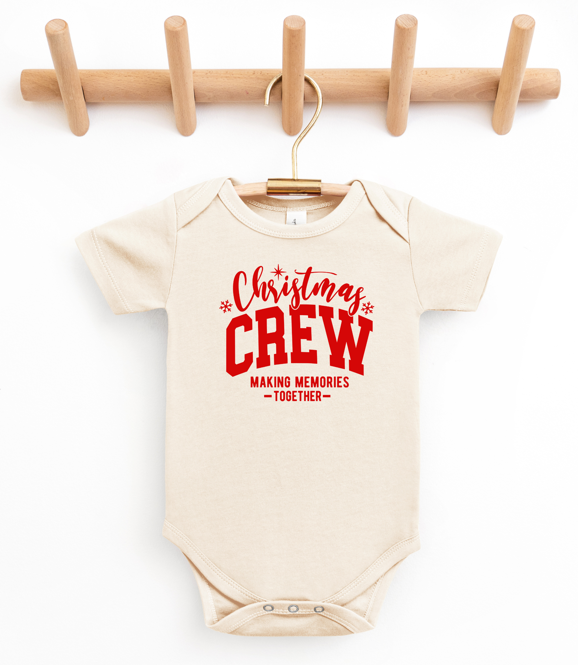 Matching family Christmas crew making memories together tshirt