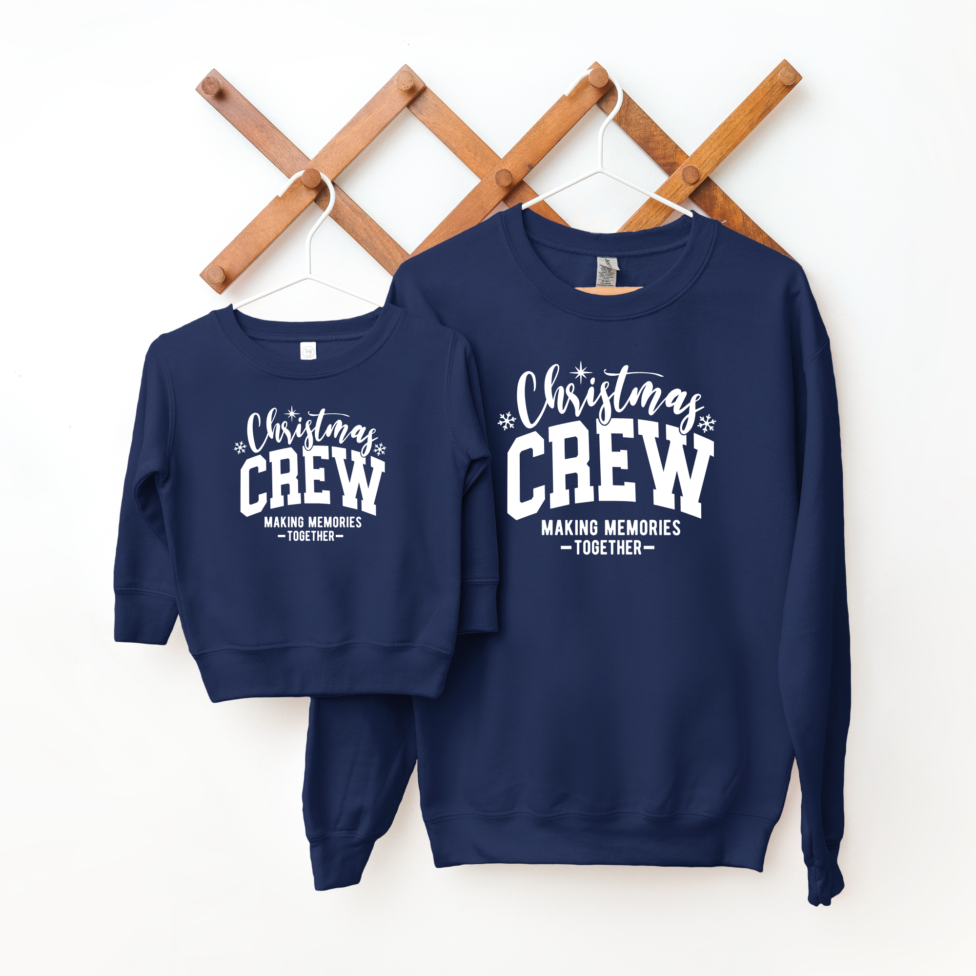 Matching Christmas Crew Sweatshirts