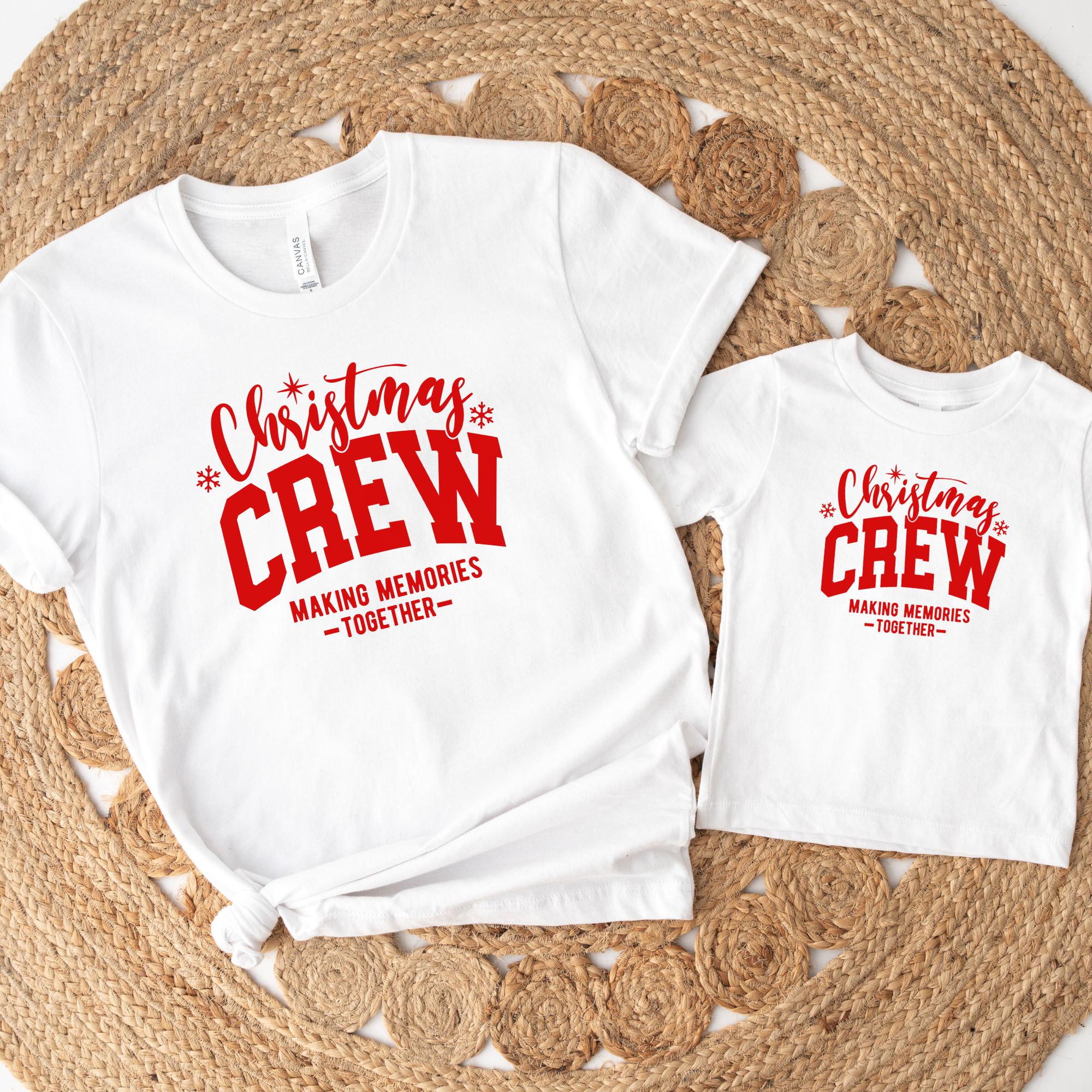 Matching Christmas Crew T-shirts | Matching Christmas Shirts