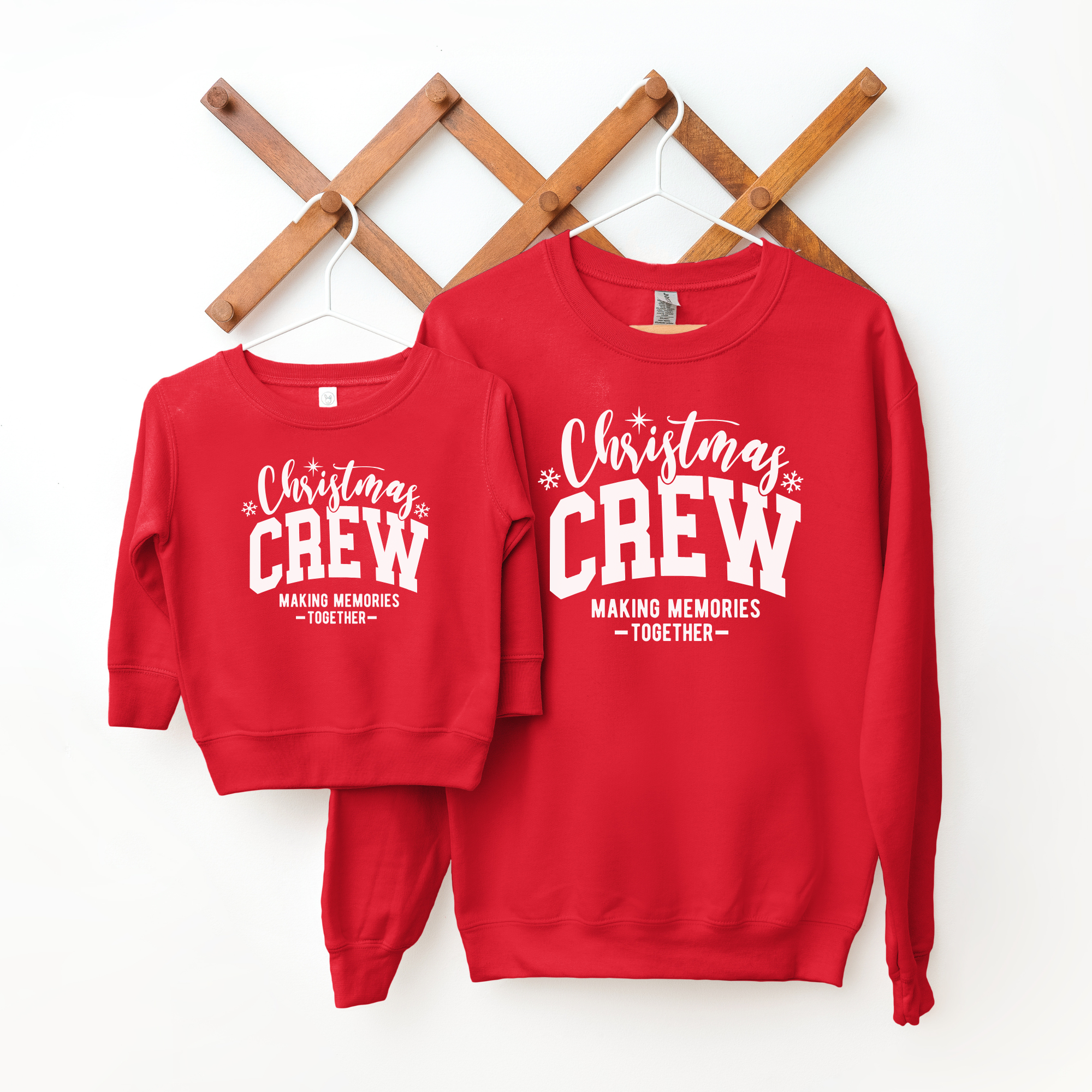 Matching Christmas Crew Sweatshirts