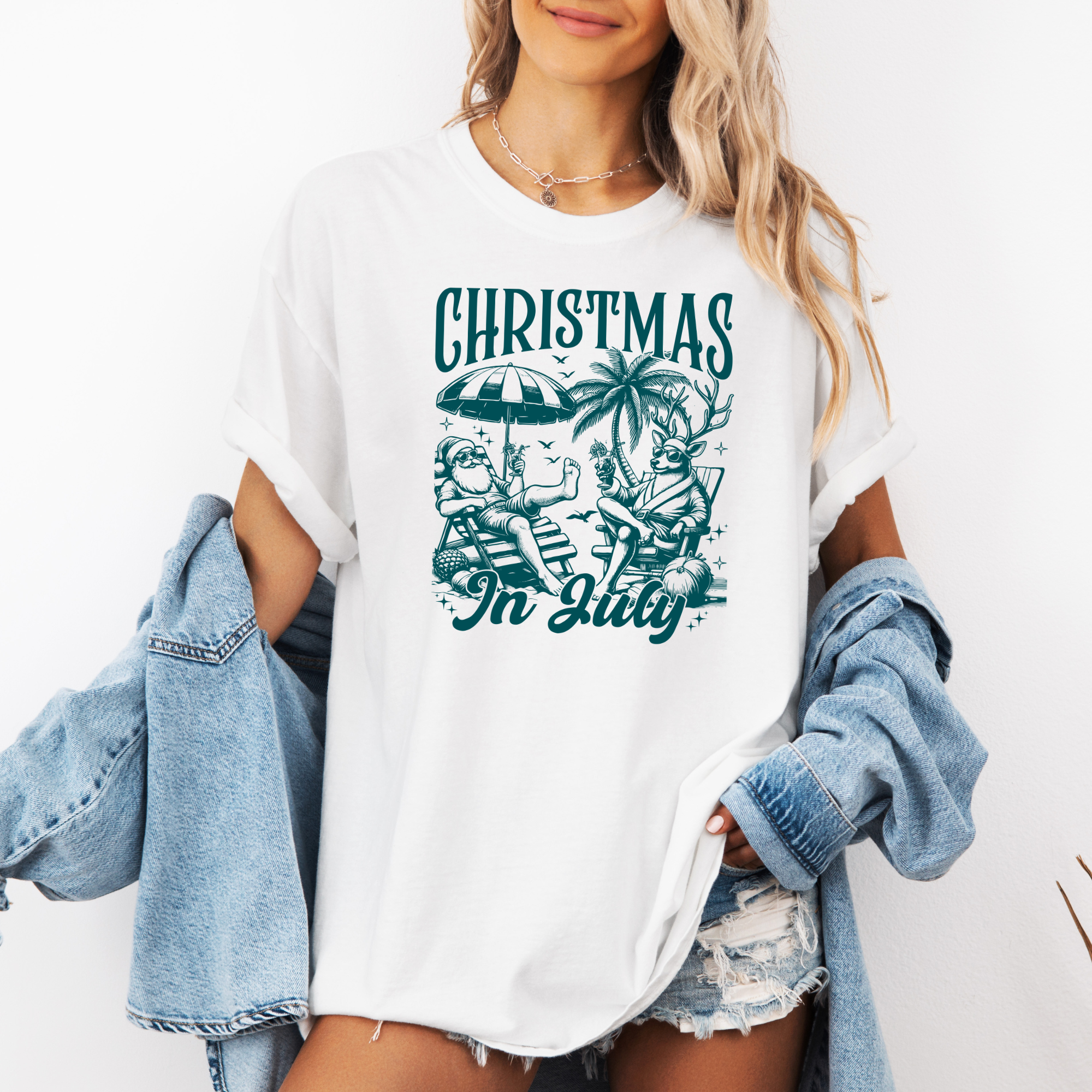 Christmas In July Beach Shirt | Christmas Shirts
