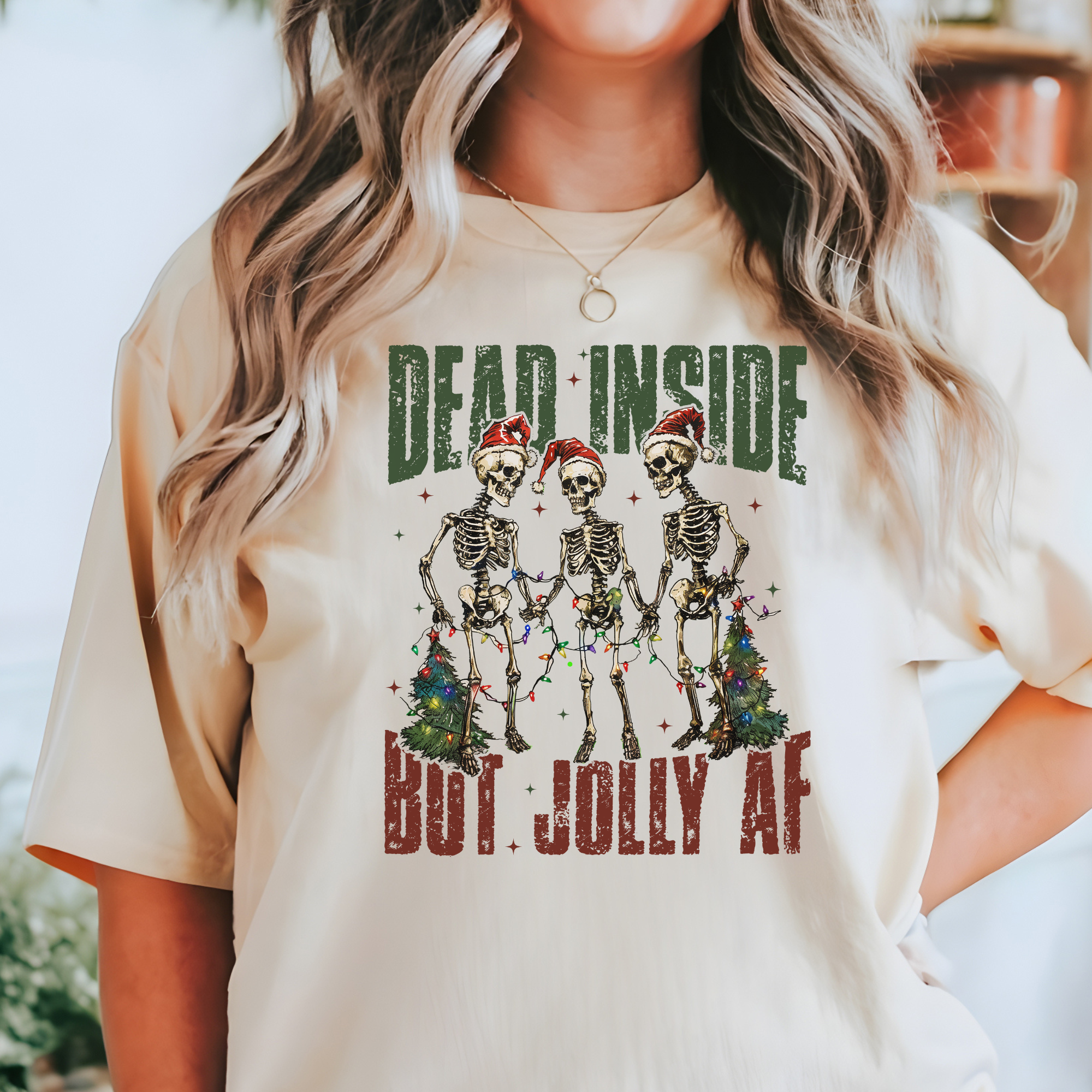 Jolly AF skeleton tshirt