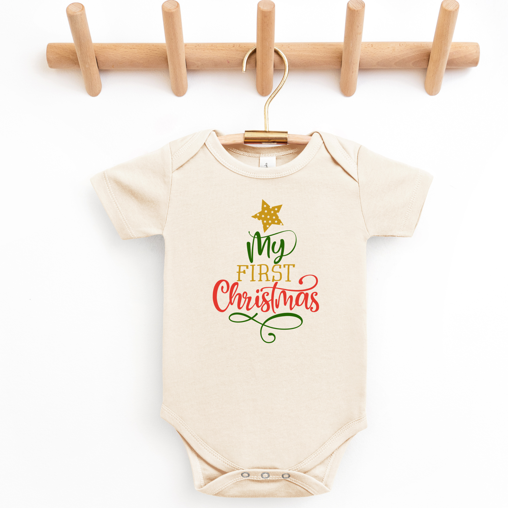 my first Christmas baby onesie for infants
