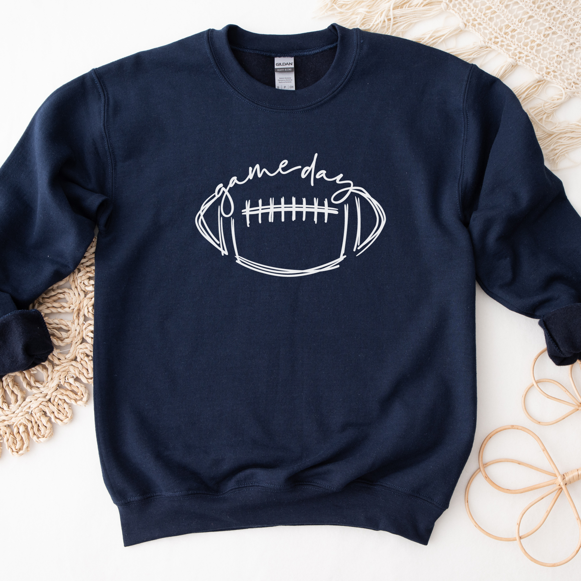Football Game Day Sweatshirt | Women's Football Sweatshirt