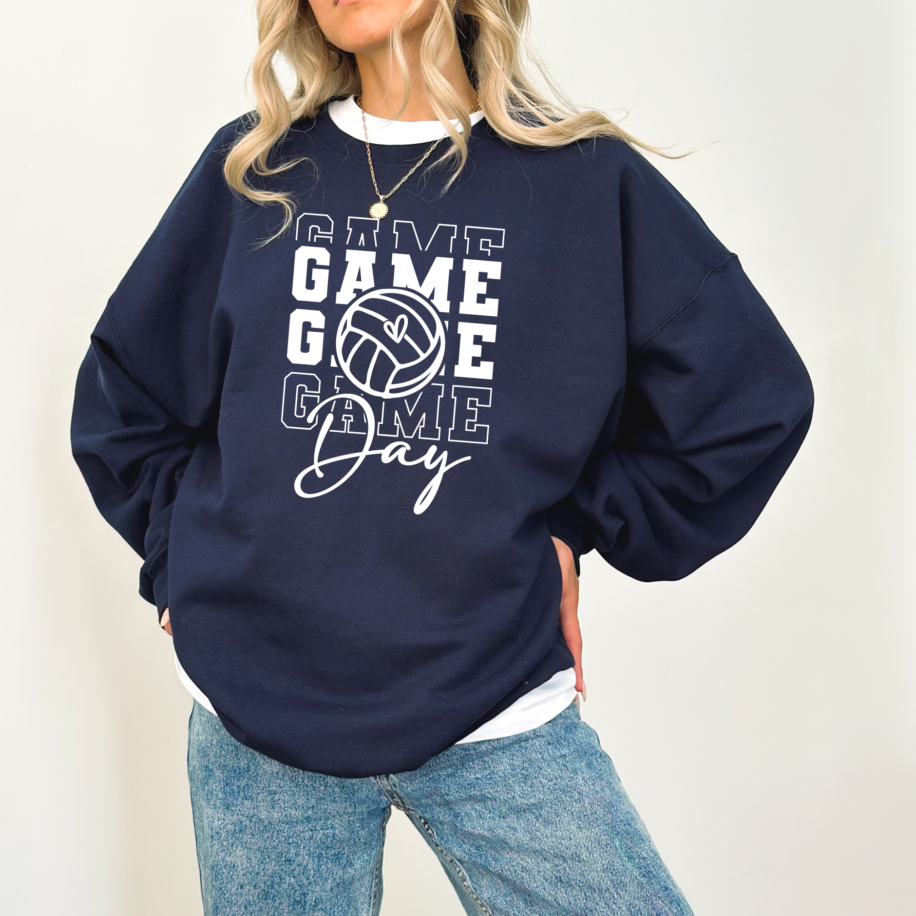 Volleyball Game Day Sweatshirt | Volleyball Mom Sweatshirt