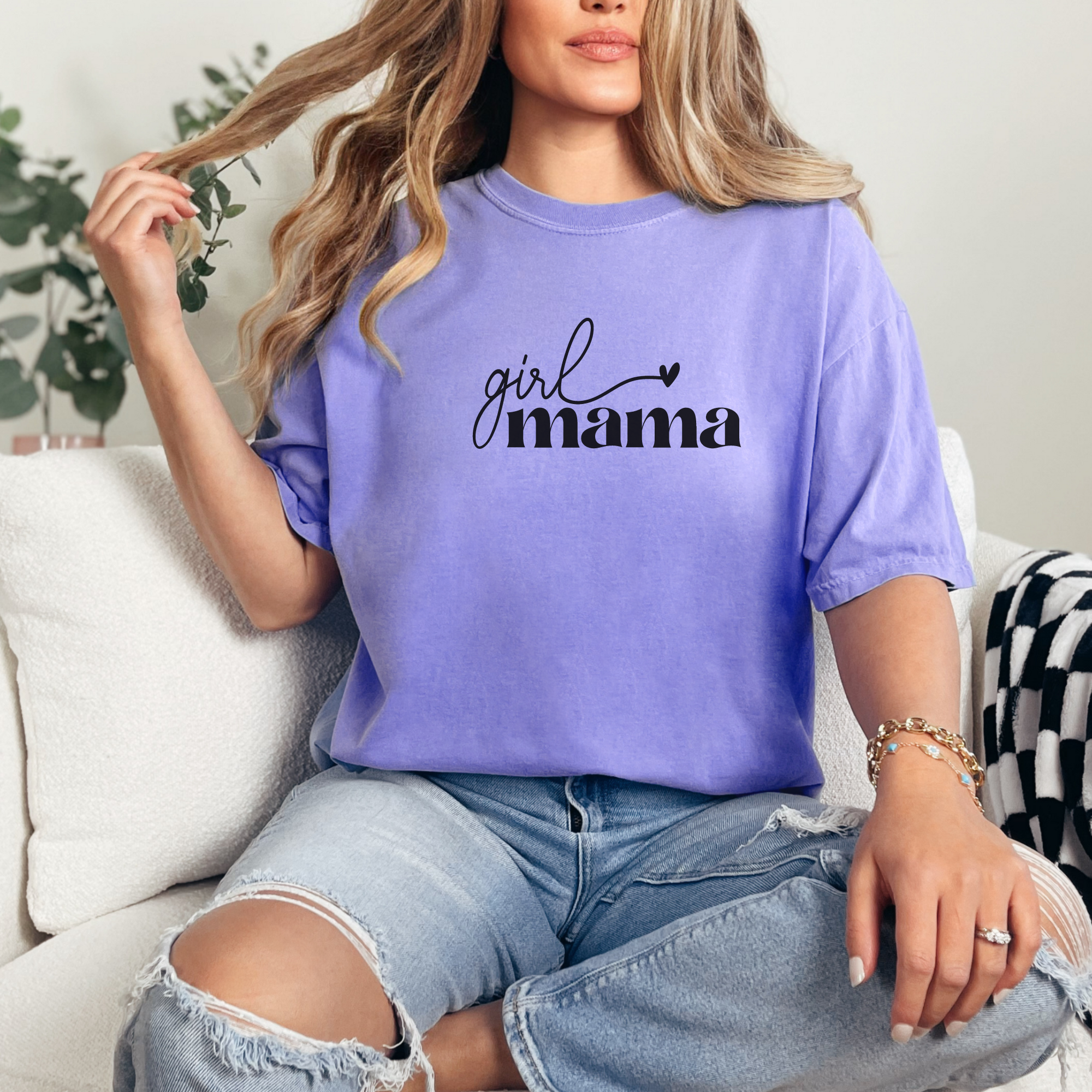 Girl mama T-Shirt | Girl Mom Shirt