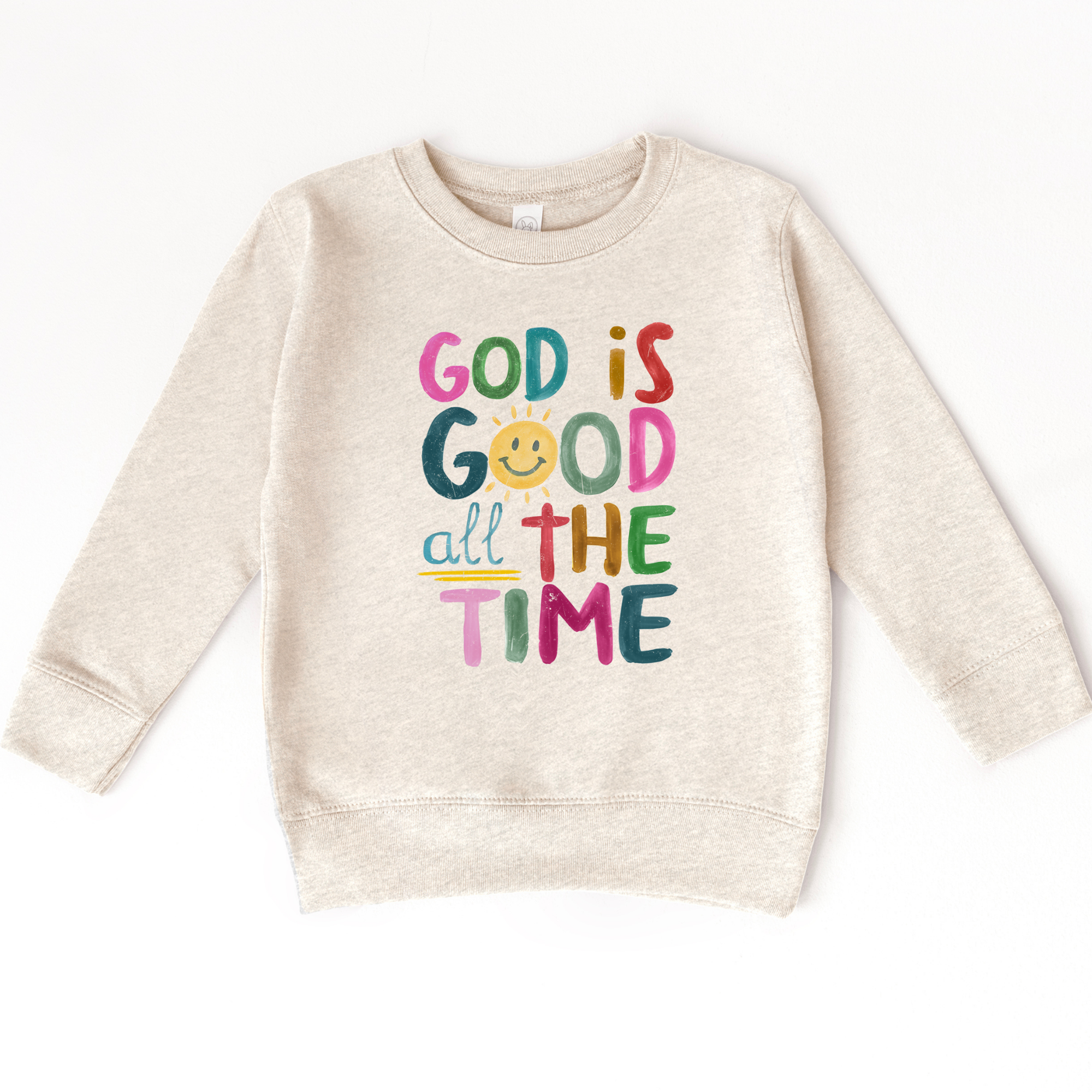 God Is Good All The Time Sweatshirt | Kids Christian Sweatshirt