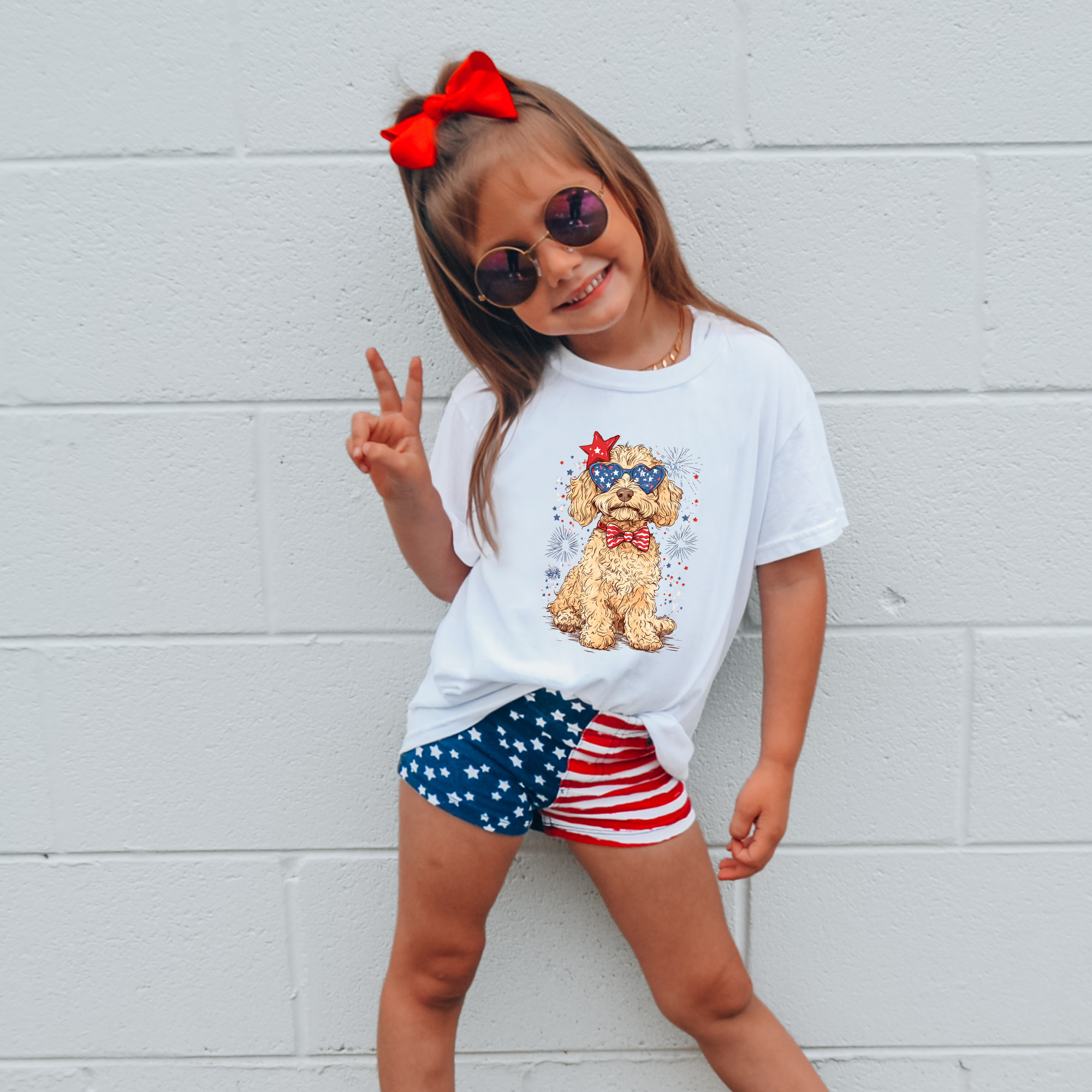 Goldendoodle 4th of July Shirt | Patriotic Dog Shirt