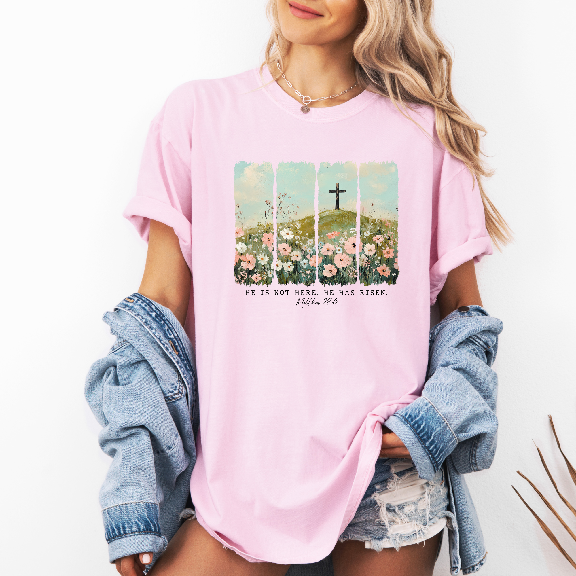 He is risen - women's t-shirt