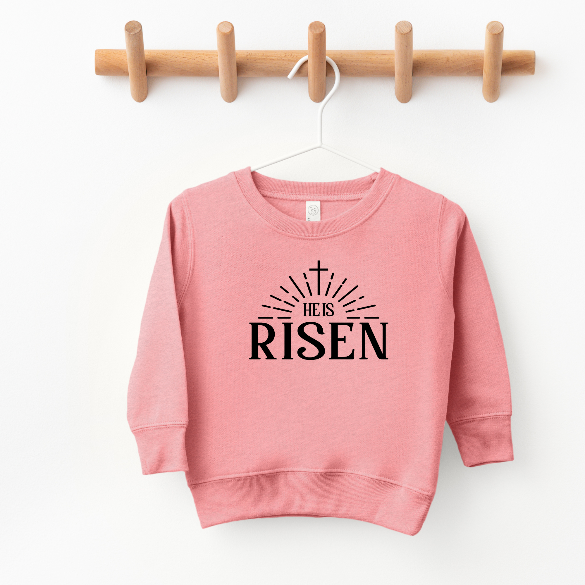 He is risen kids easter sweatshirt