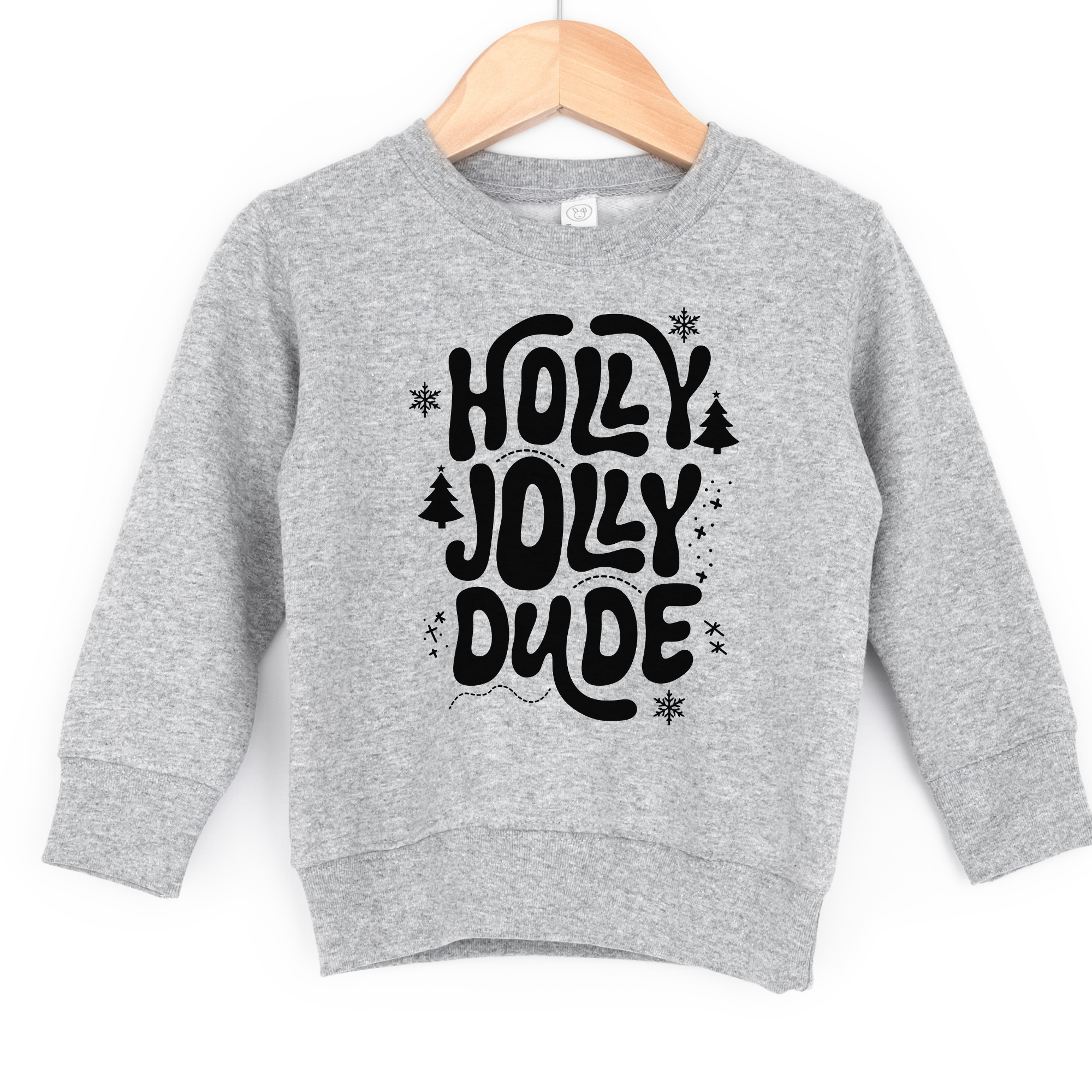 Holly Jolly Dude Sweatshirt | Boys Christmas Shirt