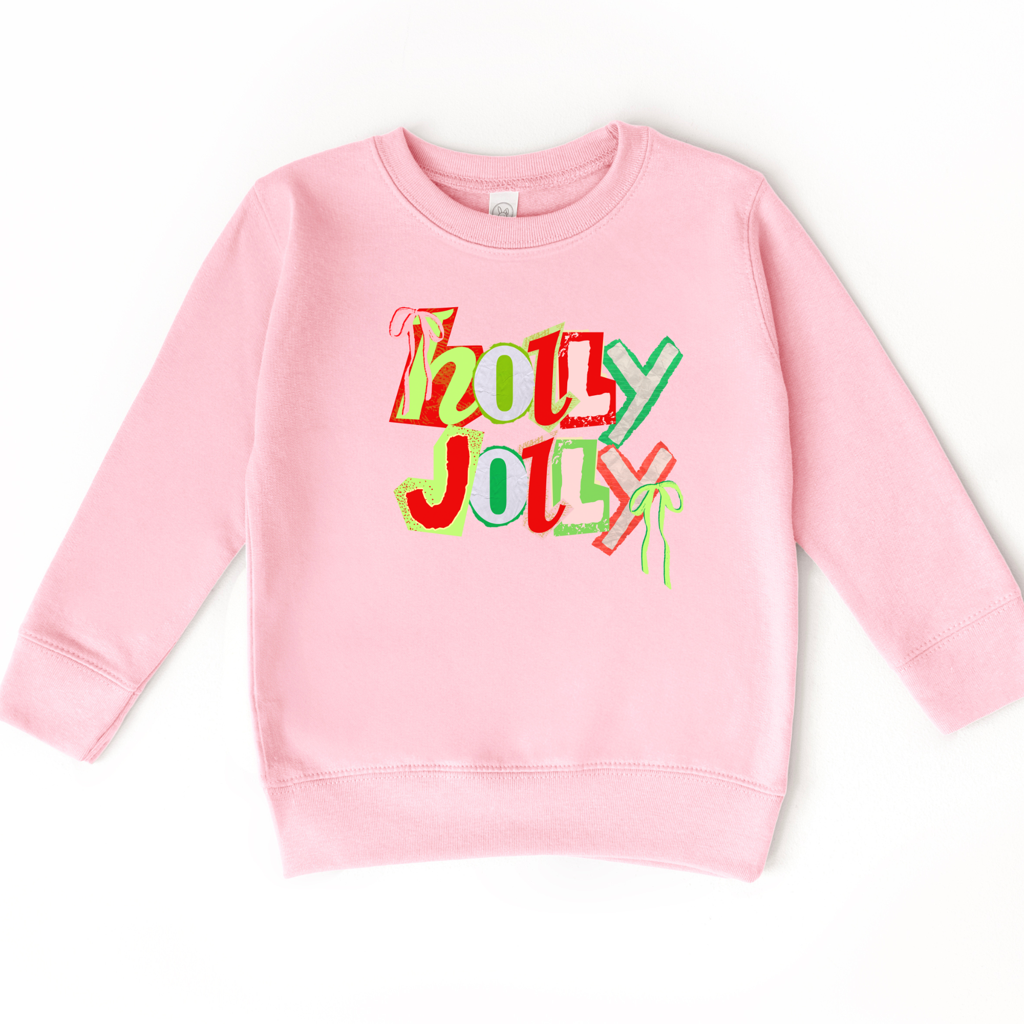 Holly Jolly Scrapbook Sweatshirt | Kids Christmas Shirt