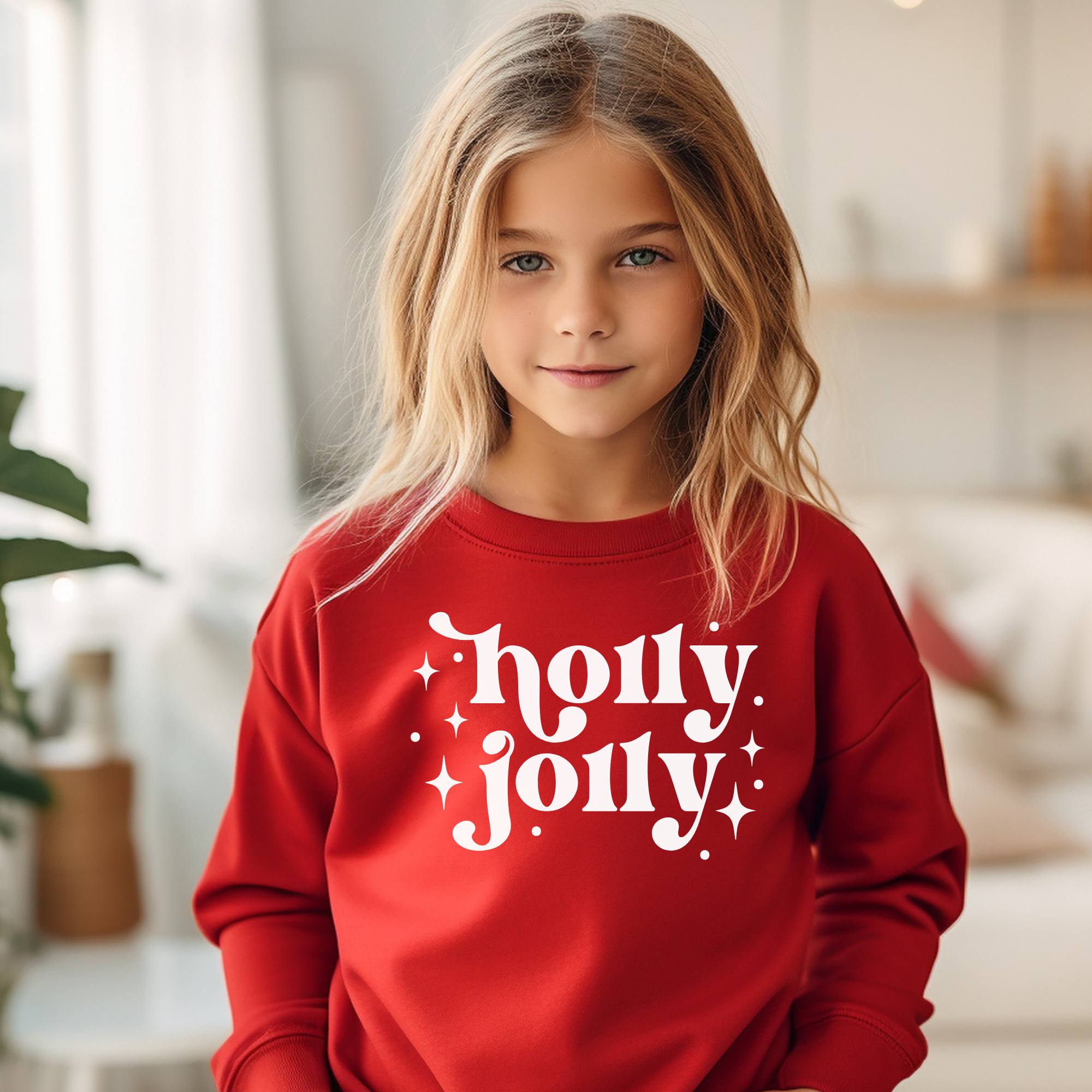 Holly Jolly Sweatshirt | Kids Christmas Sweatshirt