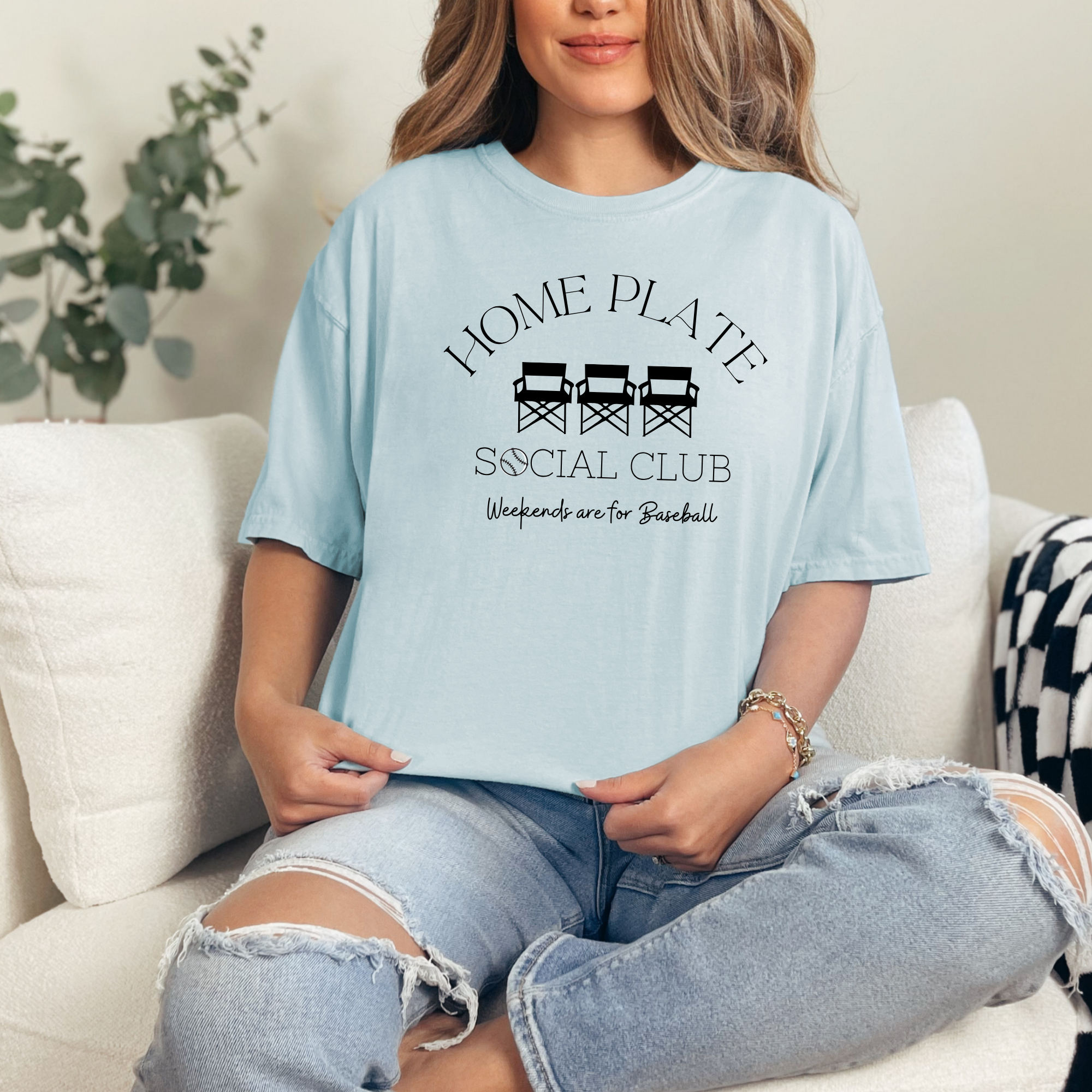 Home plate social club tshirt