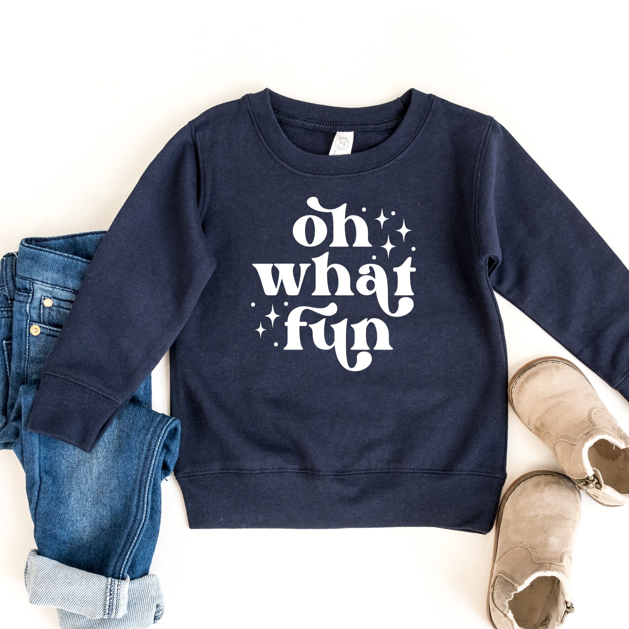 Oh What Fun Sweatshirt | Kids Christmas Sweatshirt