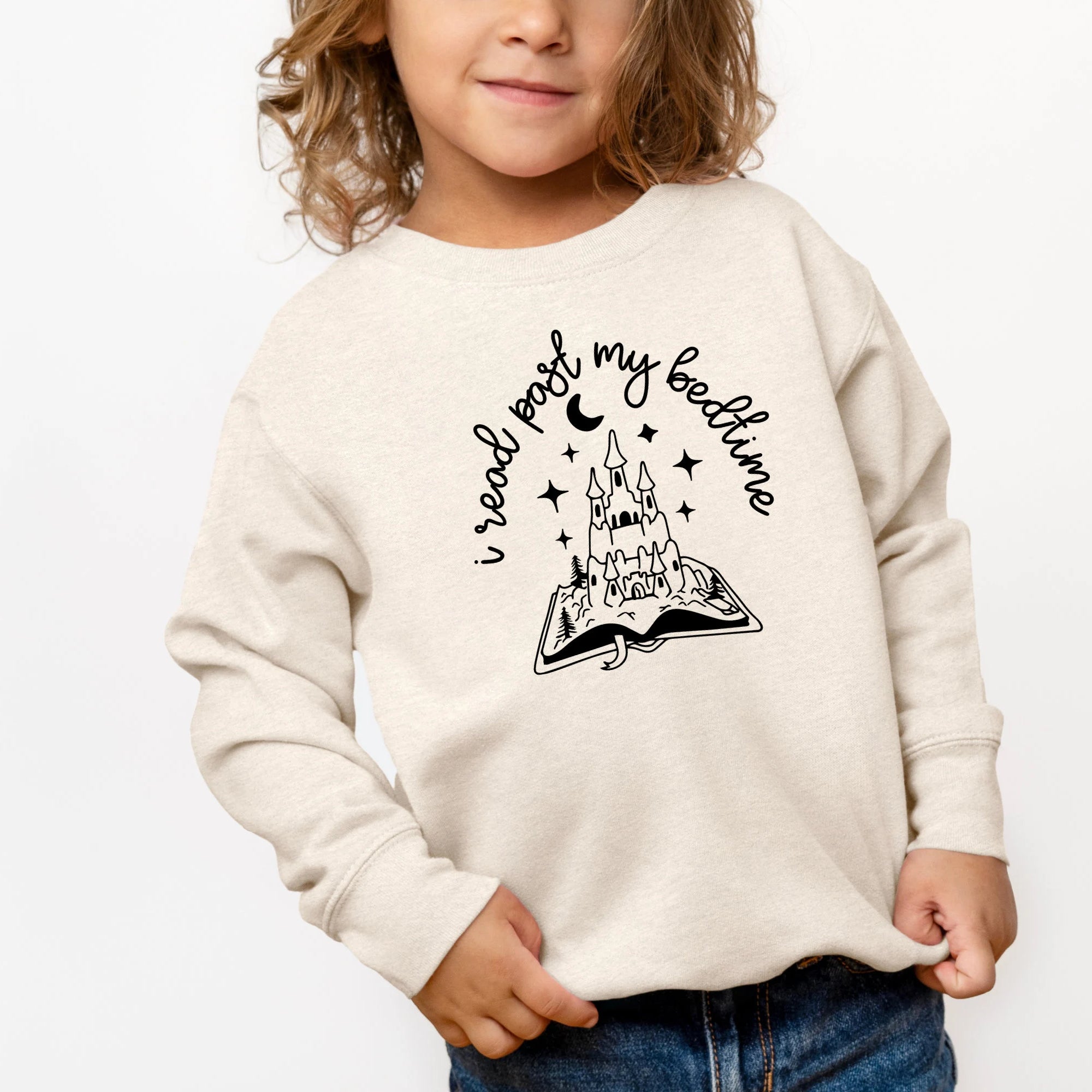 I Read Past My Bedtime Sweatshirt | Kids Reading Sweatshirt