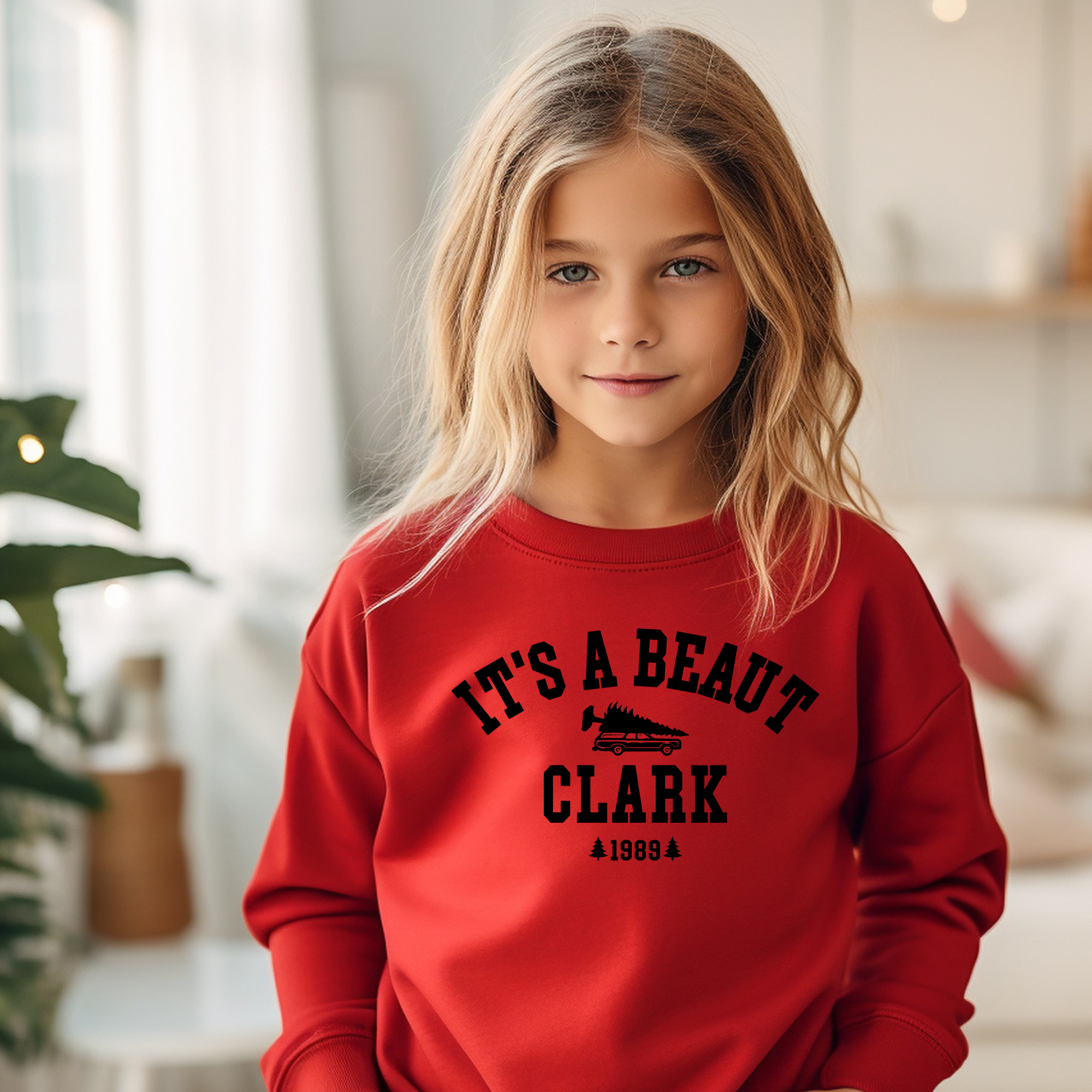 It's a beaut clark christmas vacation sweatshirt for kids