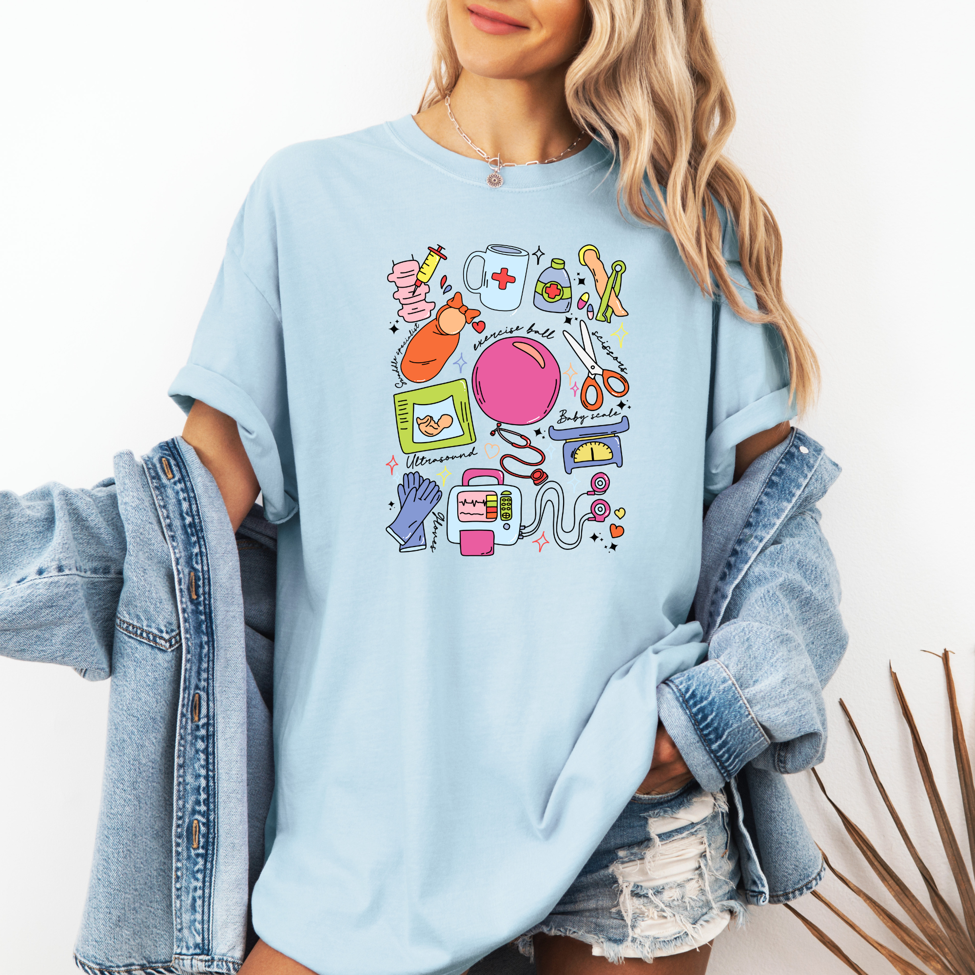 Labor and delivery nurse T-Shirt for mother baby nurses