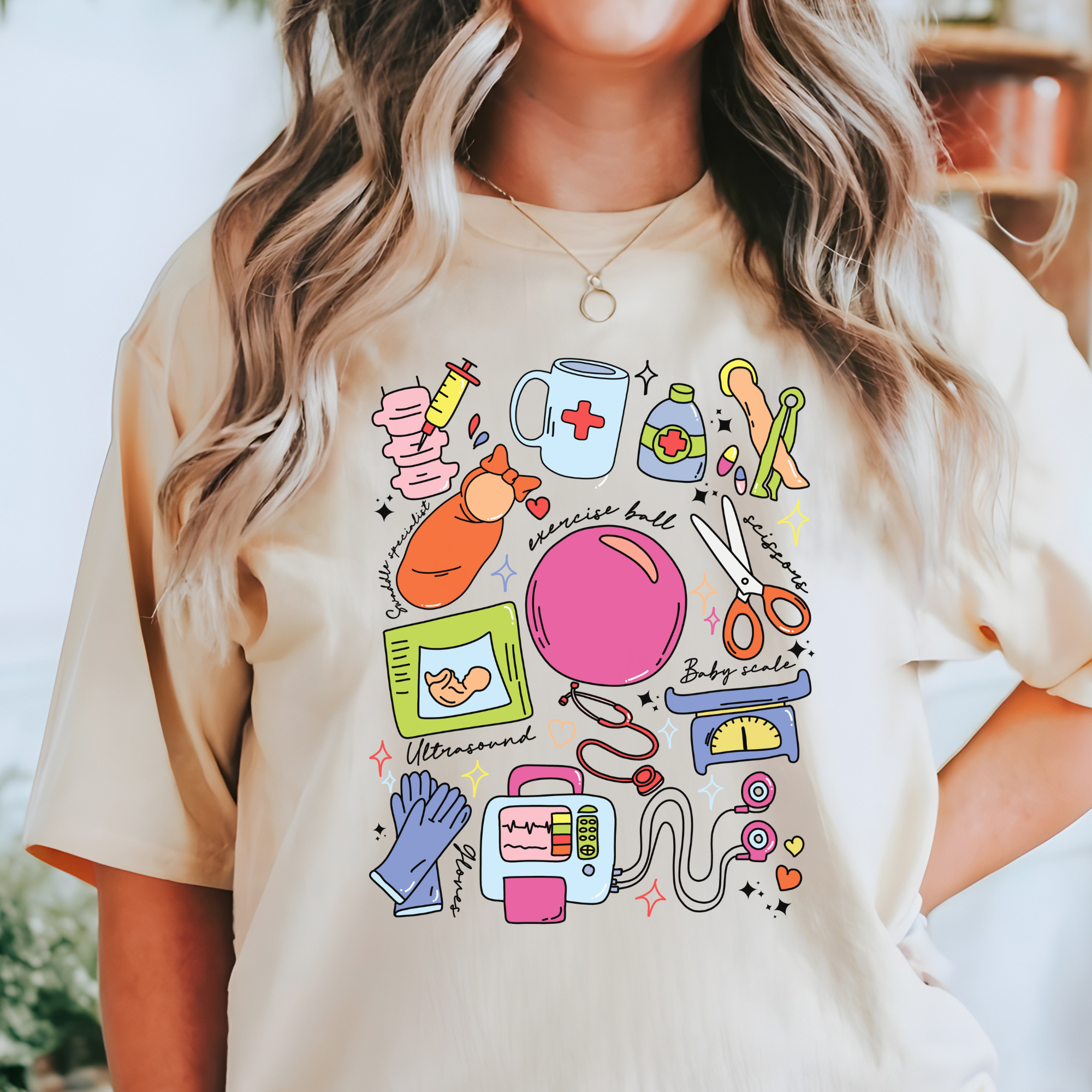 Labor and delivery nurse T-Shirt for mother baby nurses
