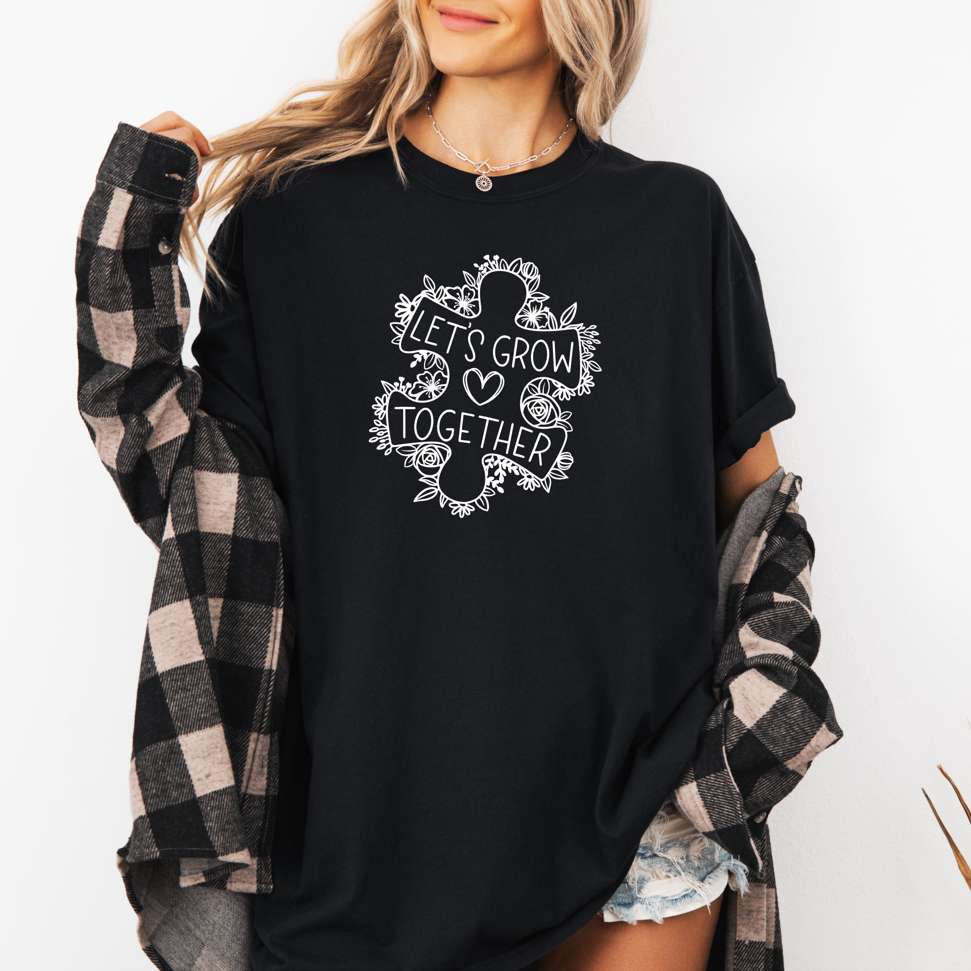 Let's grow together  - adult shirt