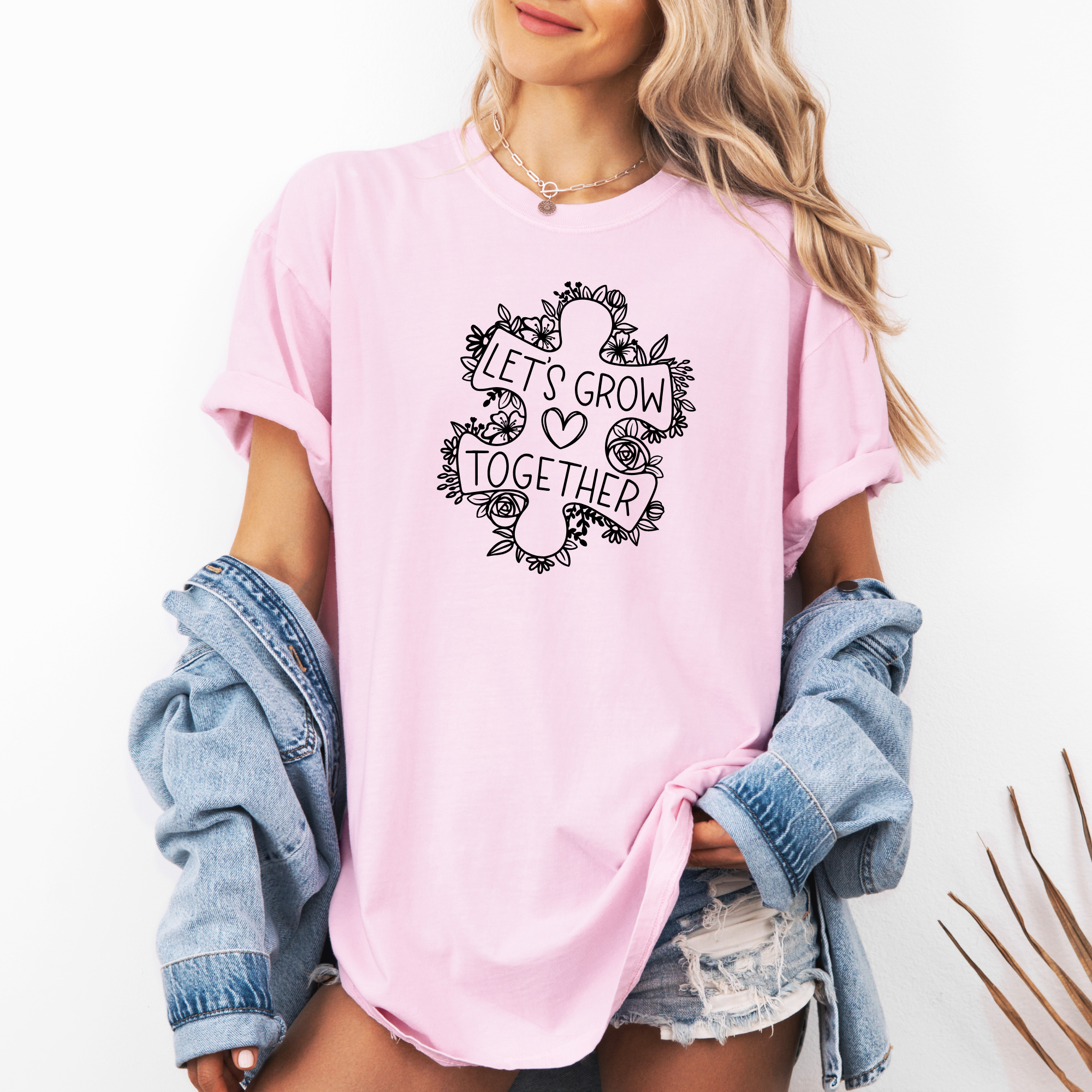 Let's grow together  - adult shirt