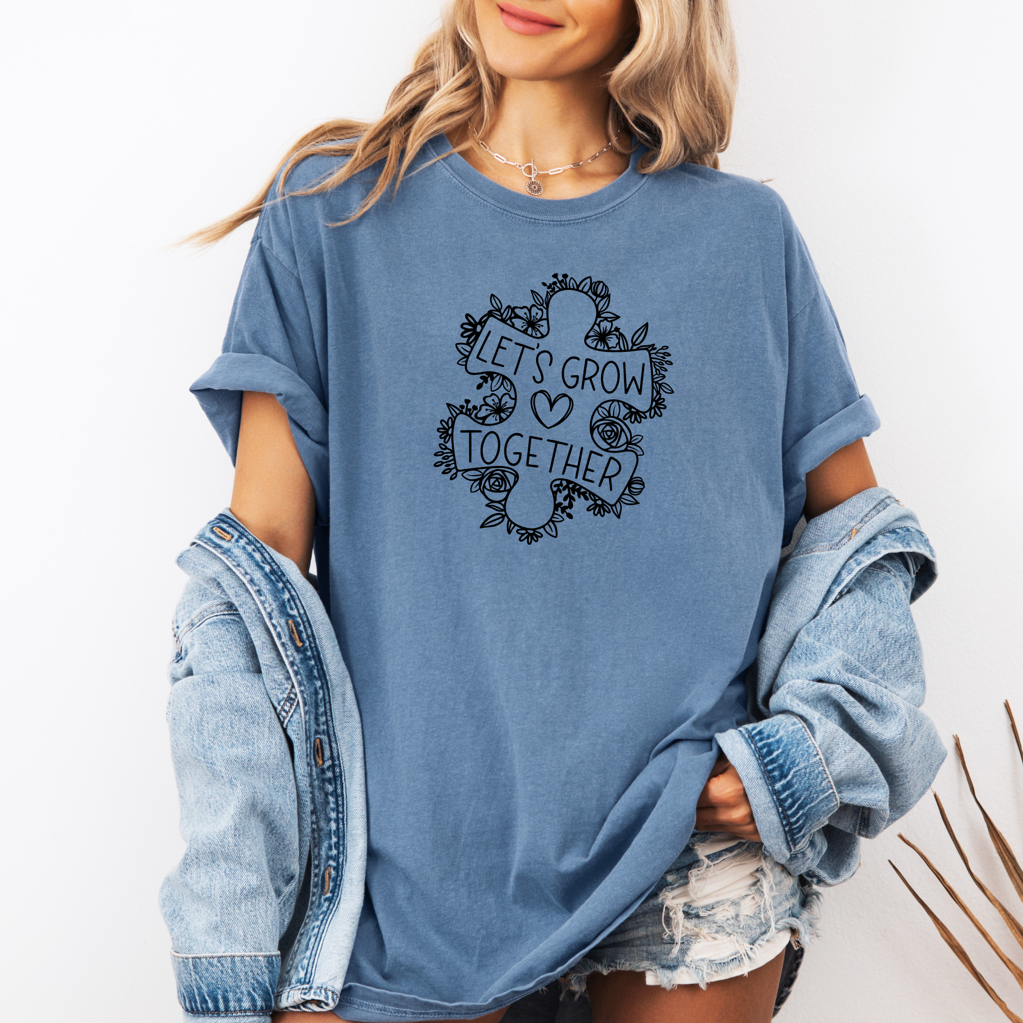 Let's grow together  - adult shirt
