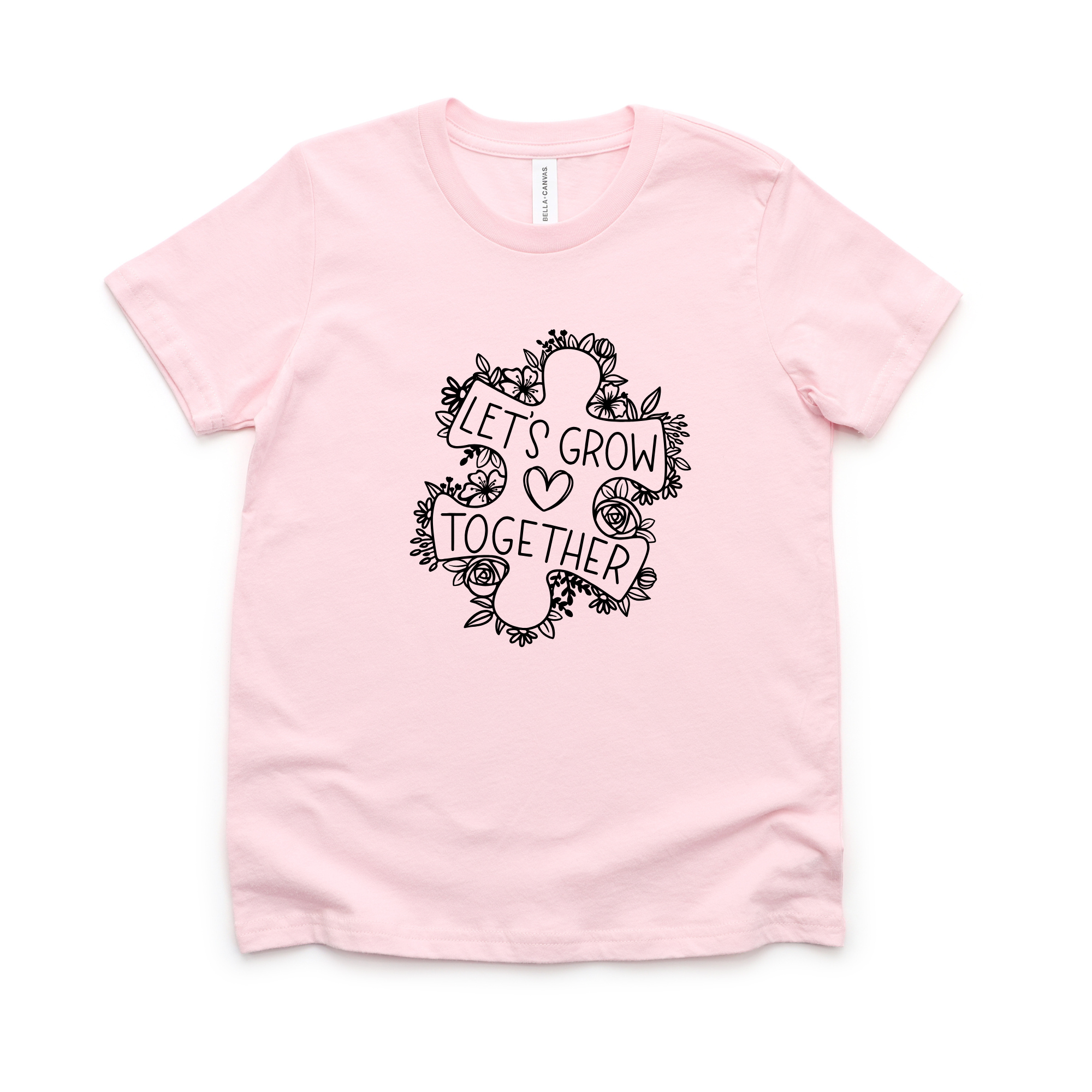 Let's grow together - kids tshirt