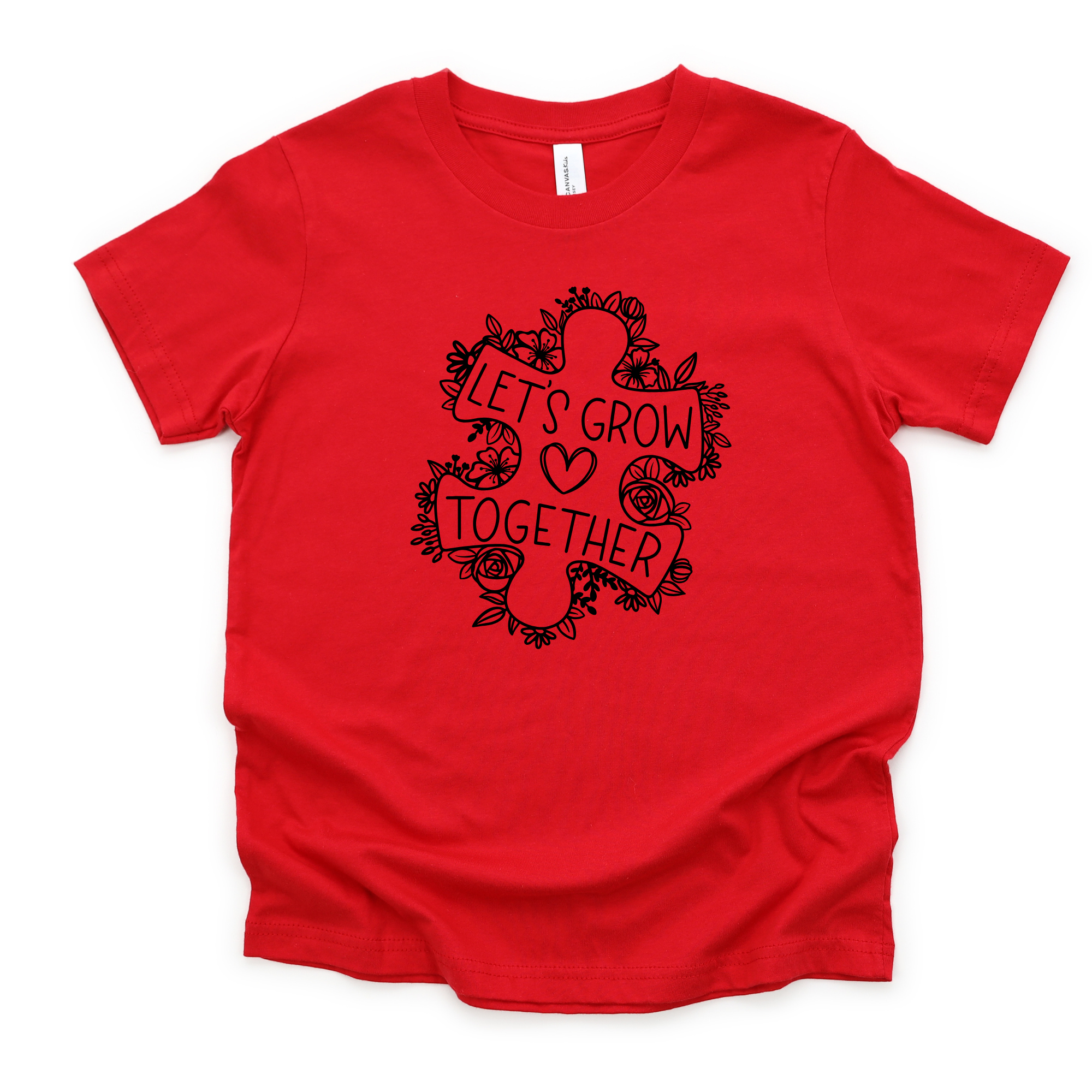 Let's grow together - kids tshirt