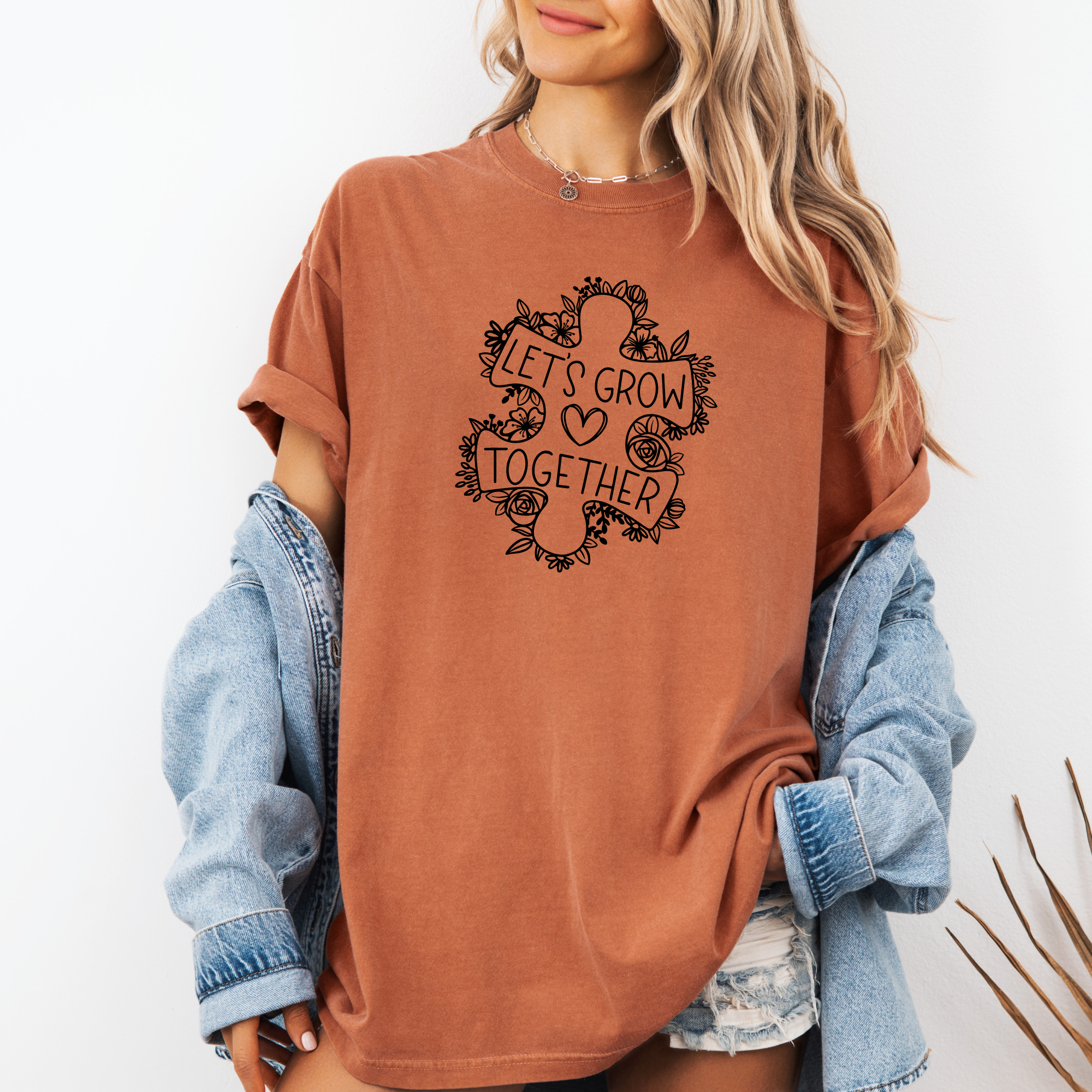 Let's grow together  - adult shirt
