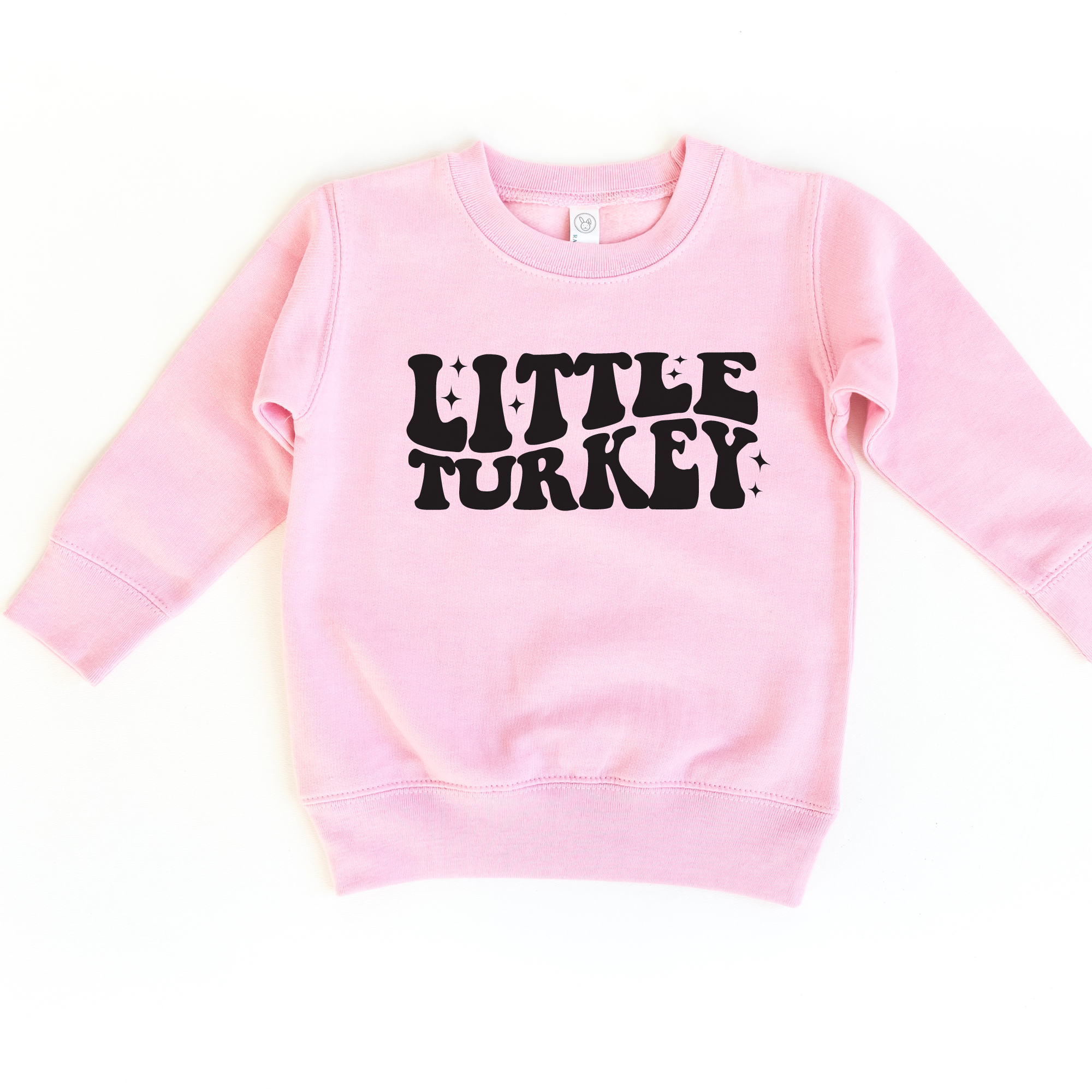 Little turkey kids thanksgiving sweatshirt for toddlers.
