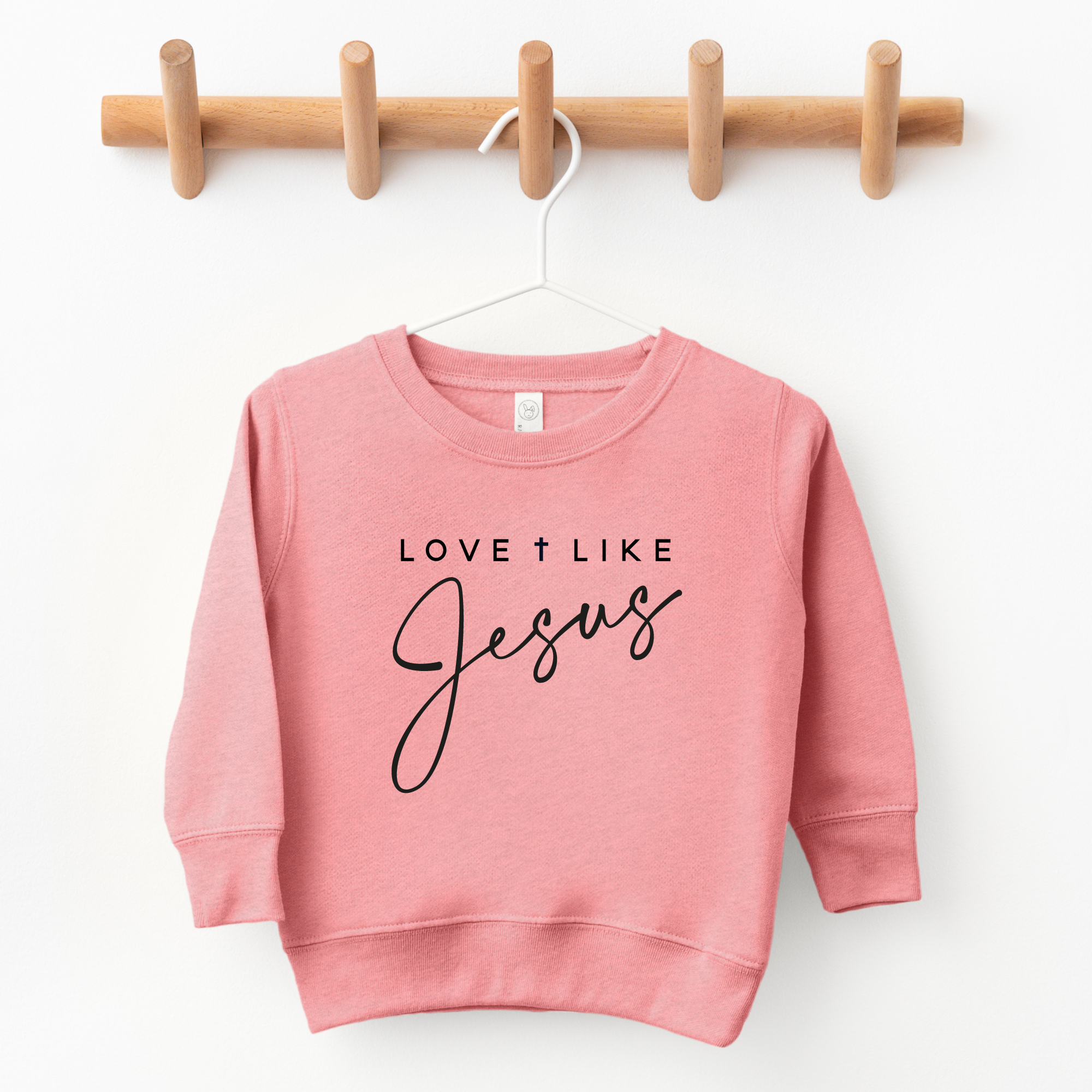 Love like jesus kids christian sweatshirt