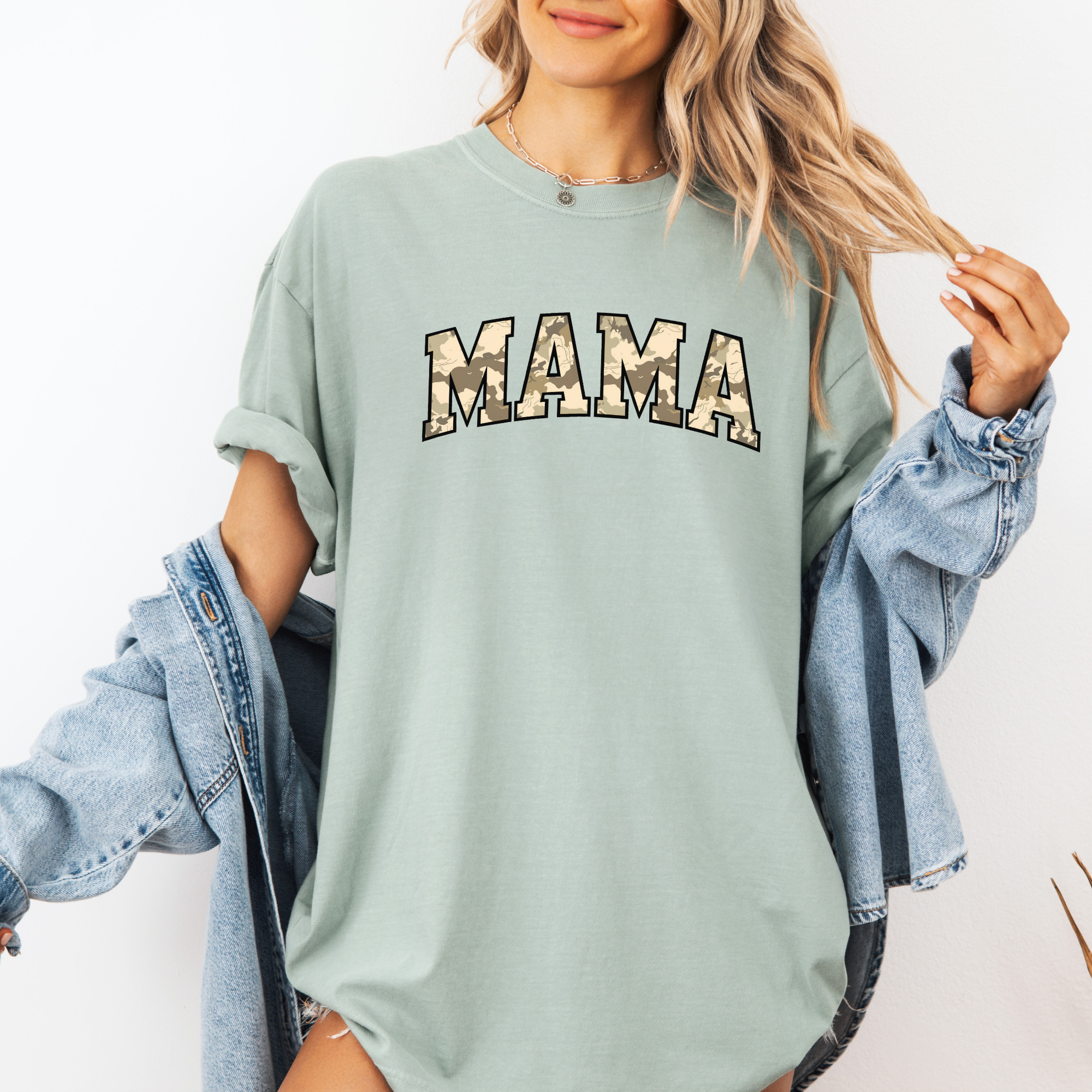 Camo Mama T-Shirt | Cute Mom Shirts