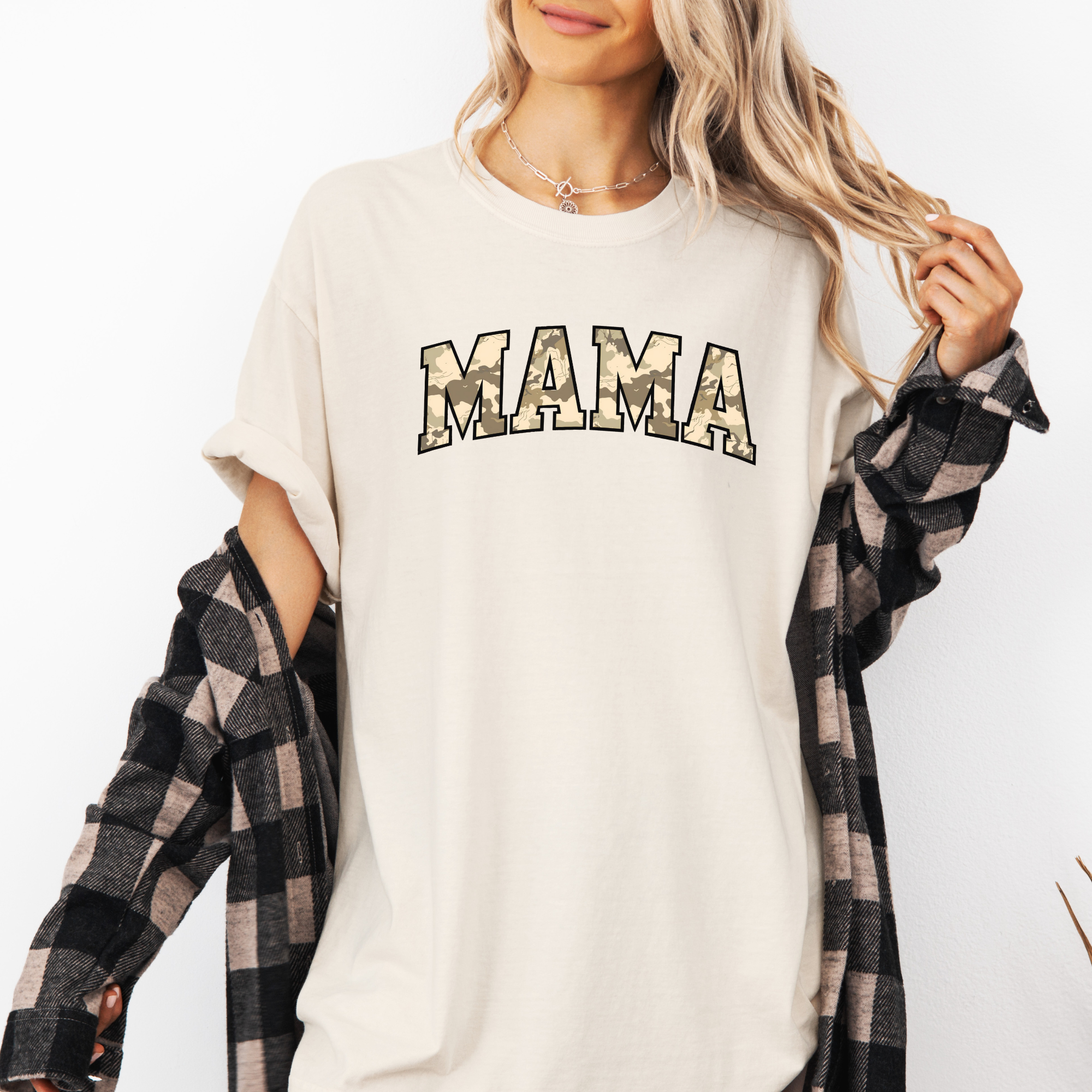 Camo Mama T-Shirt | Cute Mom Shirts