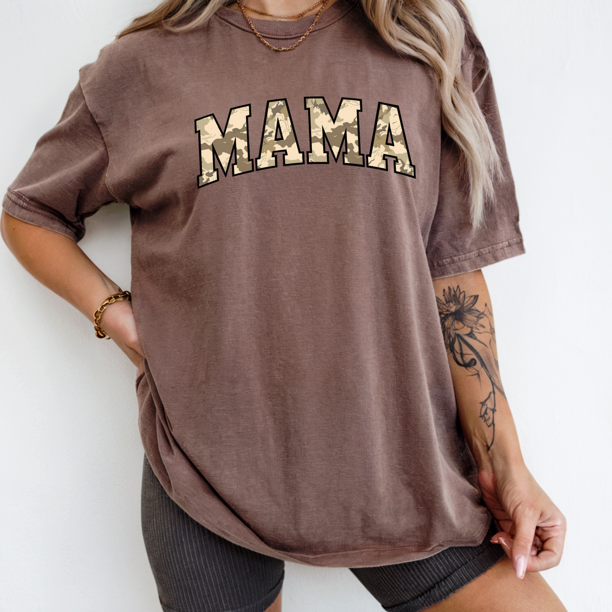 Camo Mama T-Shirt | Cute Mom Shirts